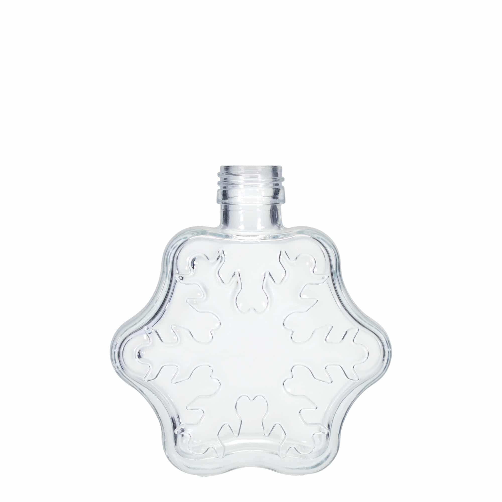 200 ml butelka szklana 'Płatek śniegu', wlot: PP 28