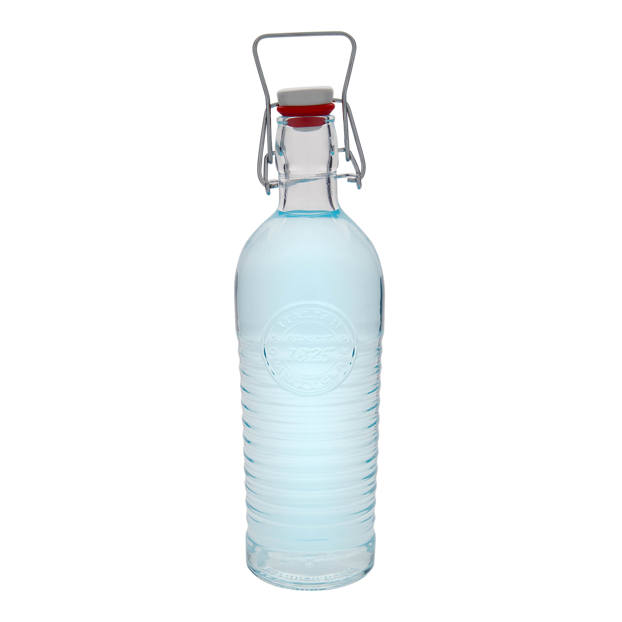 1.200 ml butelka szklana 'Officina 1825', otwór: zamknięcie na klamrę