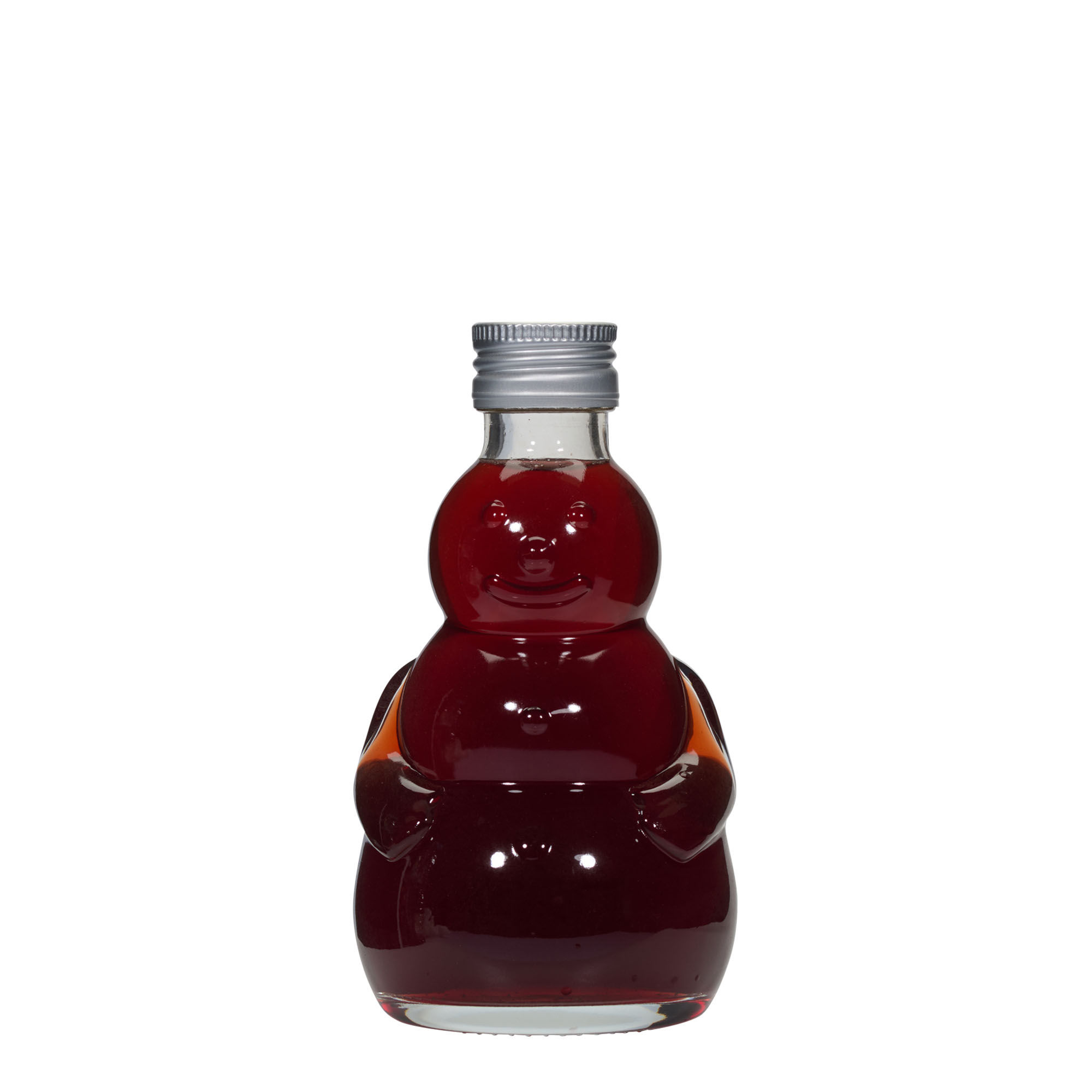 Butelka szklana 200 ml „Bałwan”, gwint: PP 28