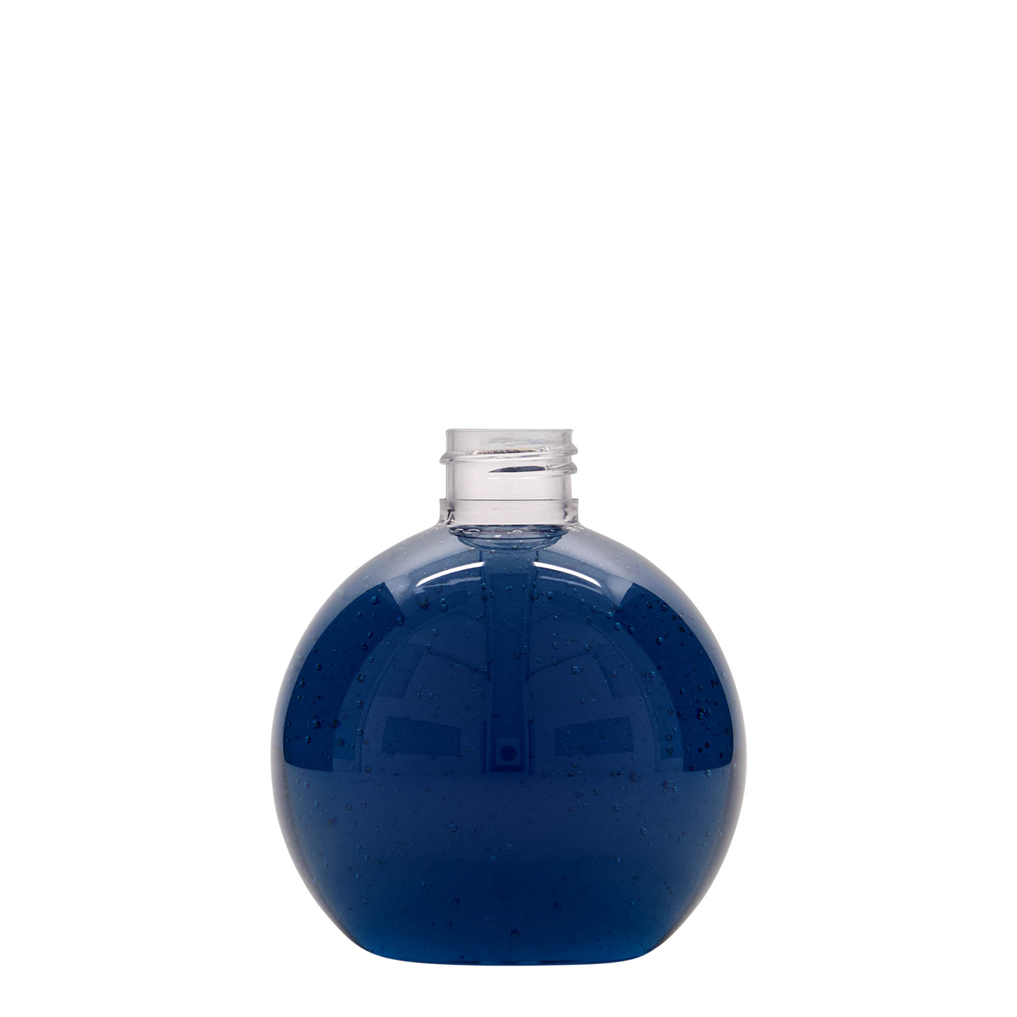 250 ml butelka PET „Perry”, okrągła, plastik, gwint: 24/410