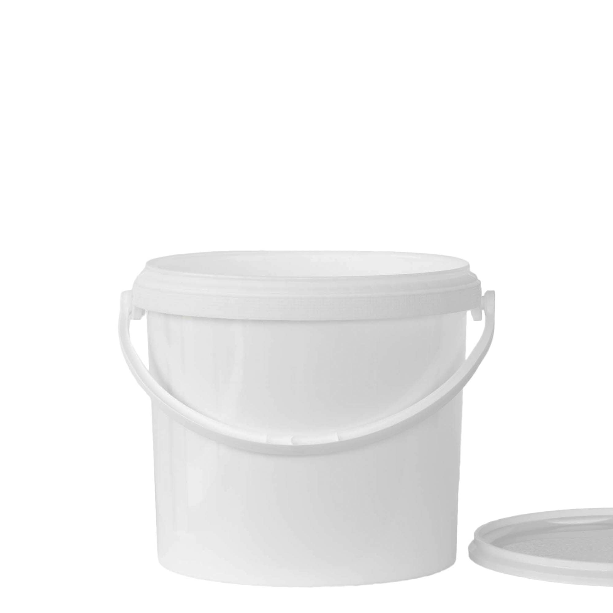 5 l wiadro, tworzywo sztuczne PP, biały