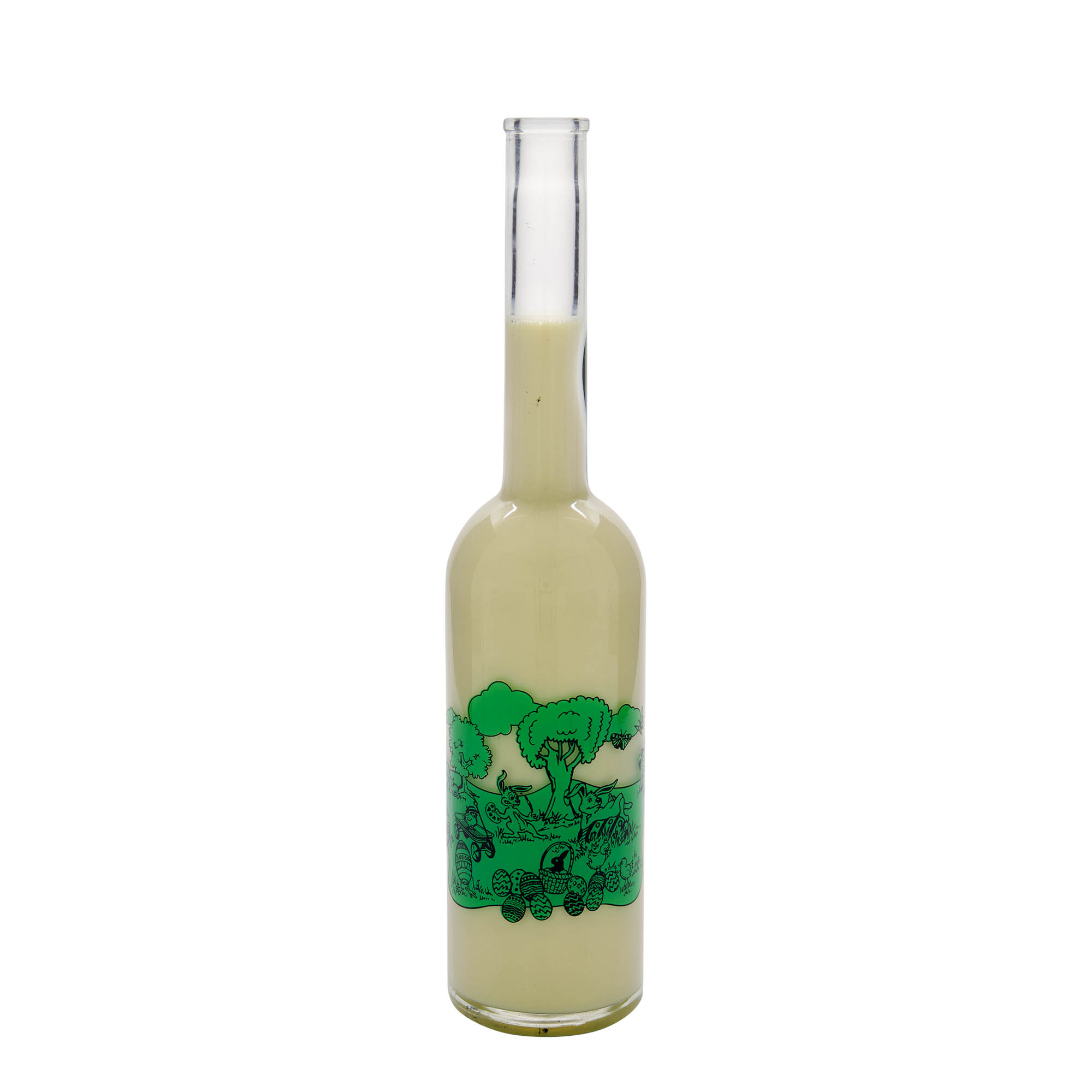Butelka szklana 500 ml „Opera”, motyw: Wesołych Świąt Wielkanocnych, korek