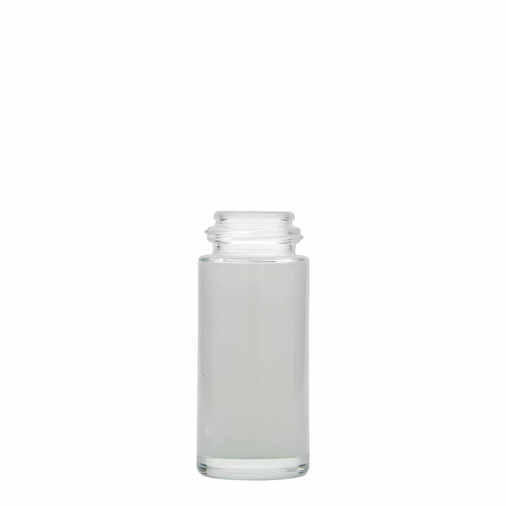 50 ml butelka roll-on, szkło, wylot: zakrętka na gwint