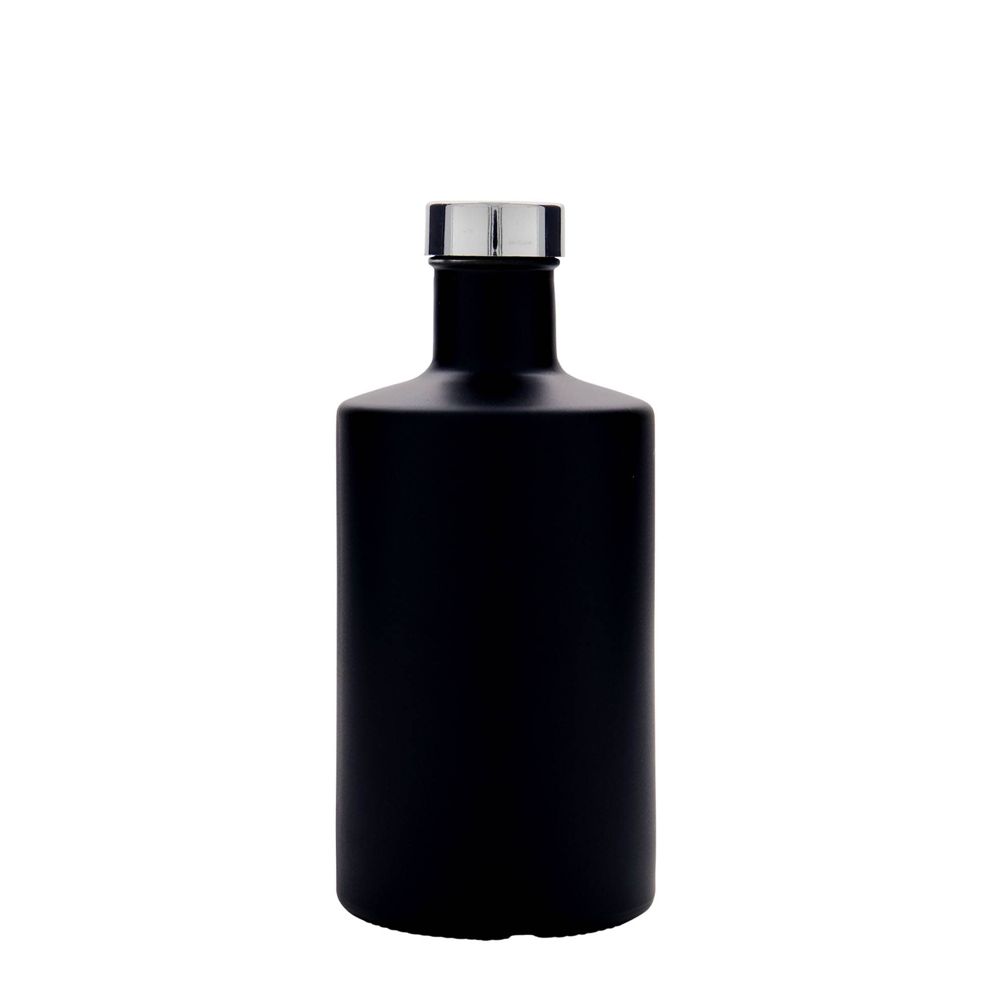 500 ml butelka szklana 'Caroline', kolor czarny, zamknięcie: GPI 33