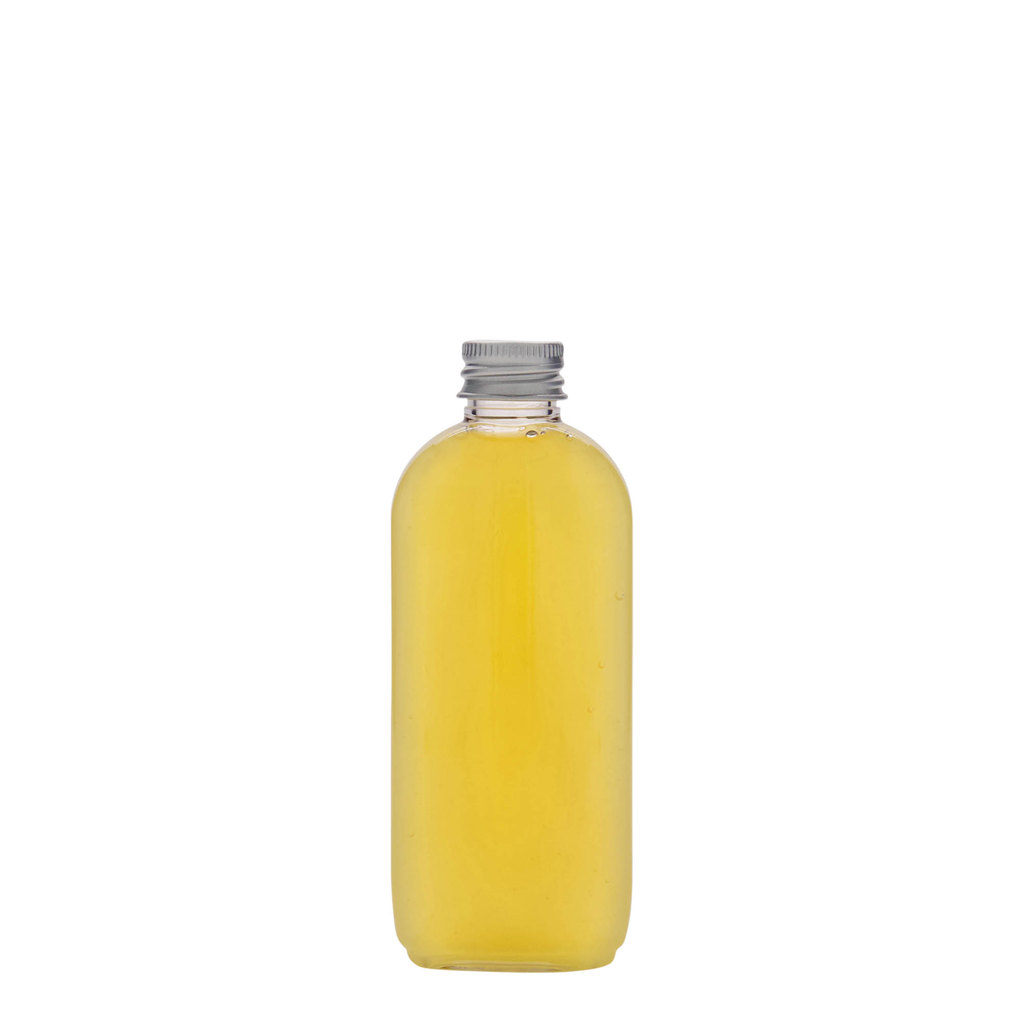 100 ml butelka PET „Iris”, owalna, plastik, gwint: 20/410 100 ml butelka PET „Iris”, owalna, plastik, gwint: 20/410