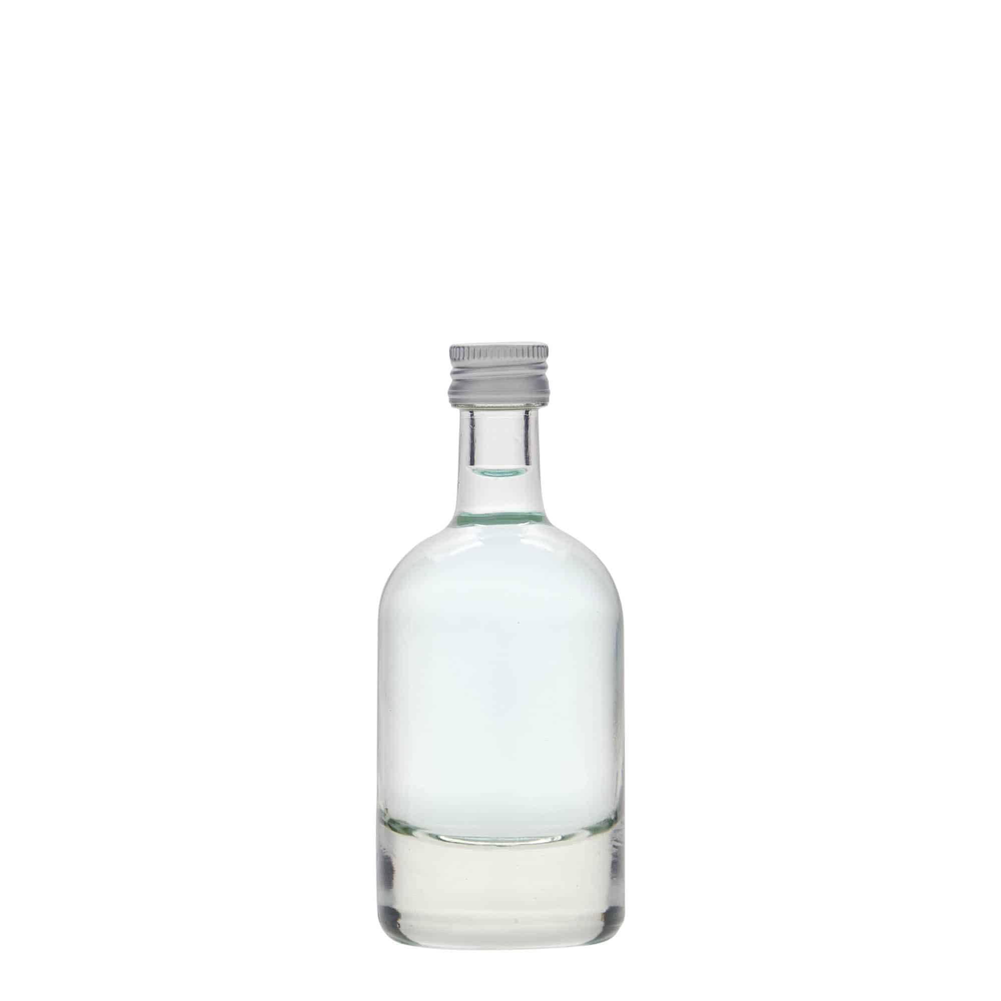 50 ml butelka szklana 'Linea Uno', zamknięcie: PP 18