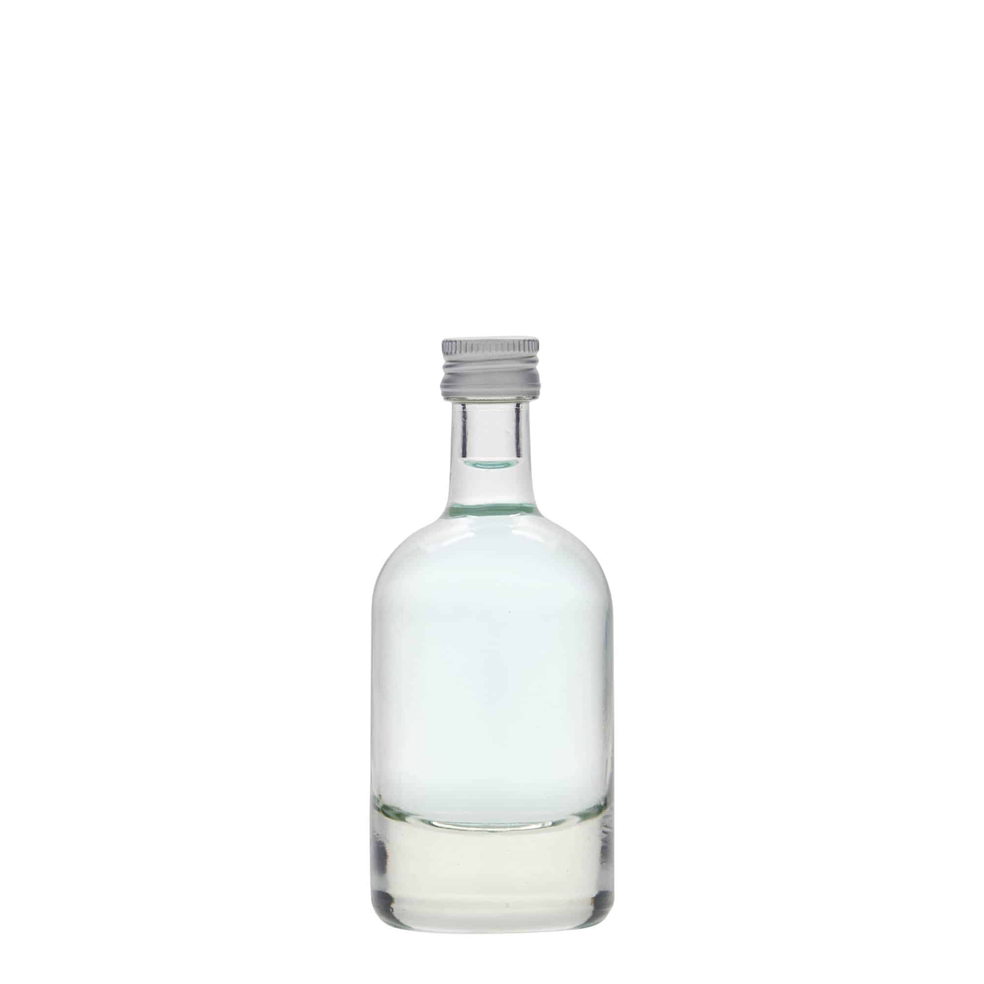 50 ml butelka szklana 'Linea Uno', gwint: PP 18