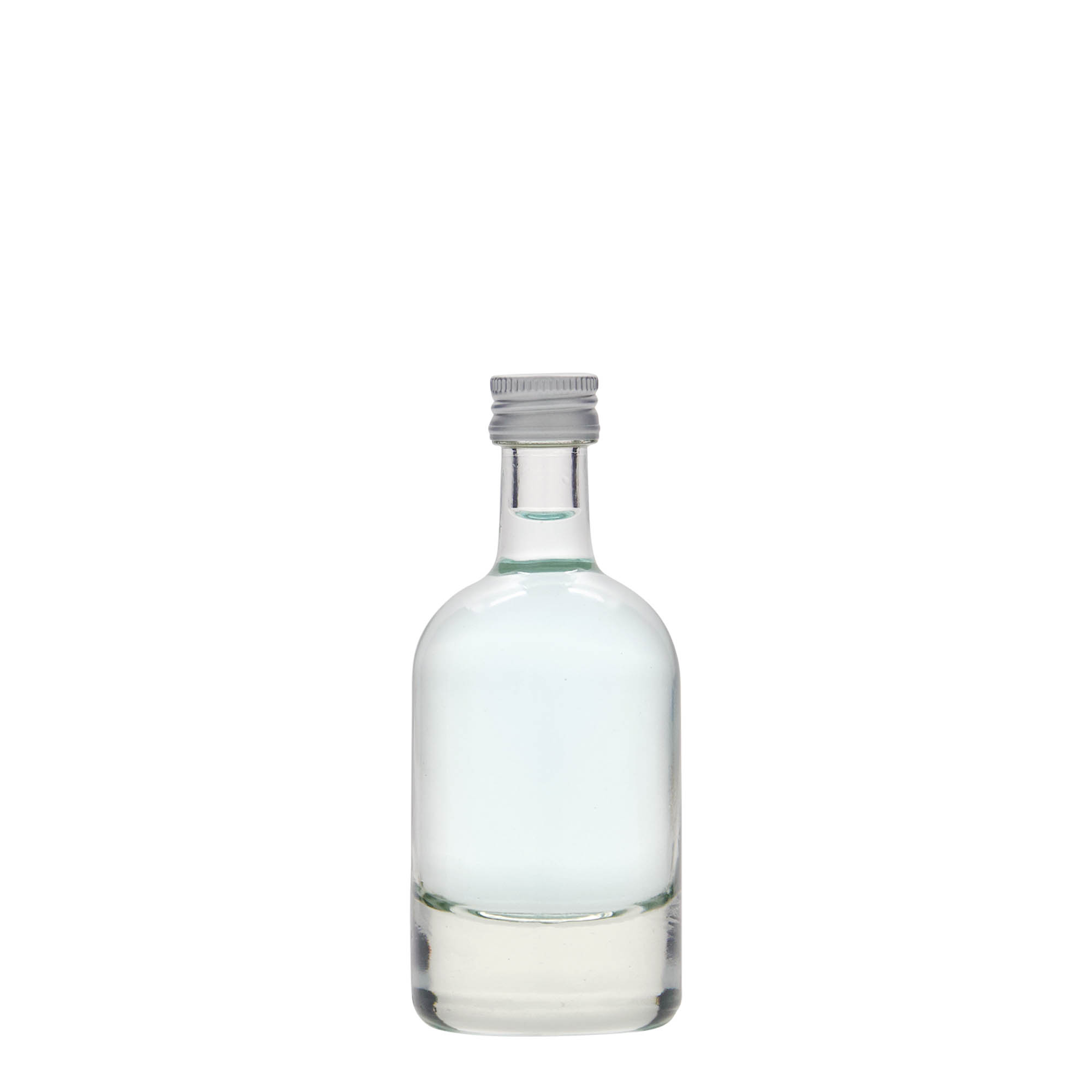50 ml butelka szklana 'Linea Uno', gwint: PP 18 50 ml butelka szklana 'Linea Uno', gwint: PP 18