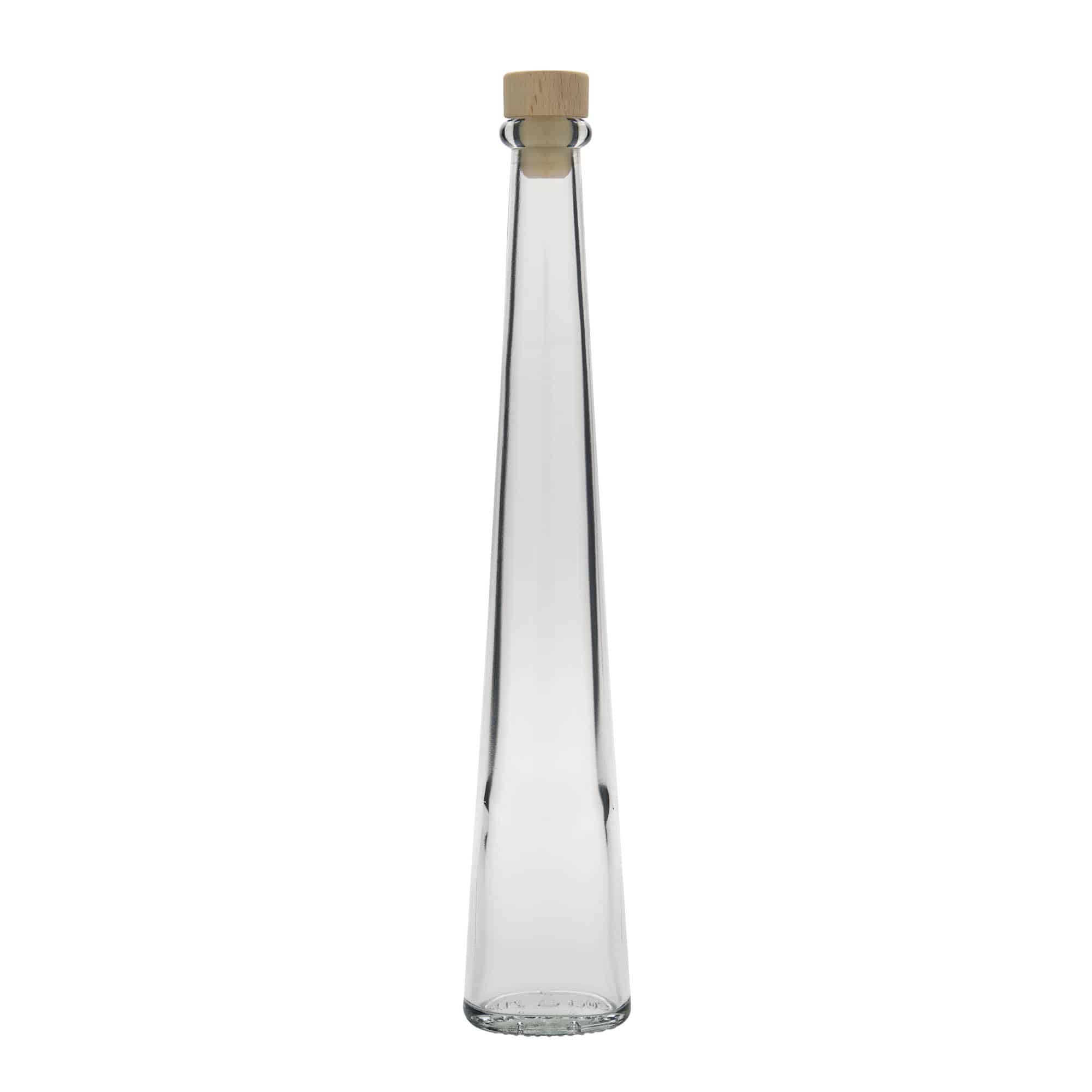 200 ml butelka szklana 'Dama Ovale', owalna, szyjka: korek