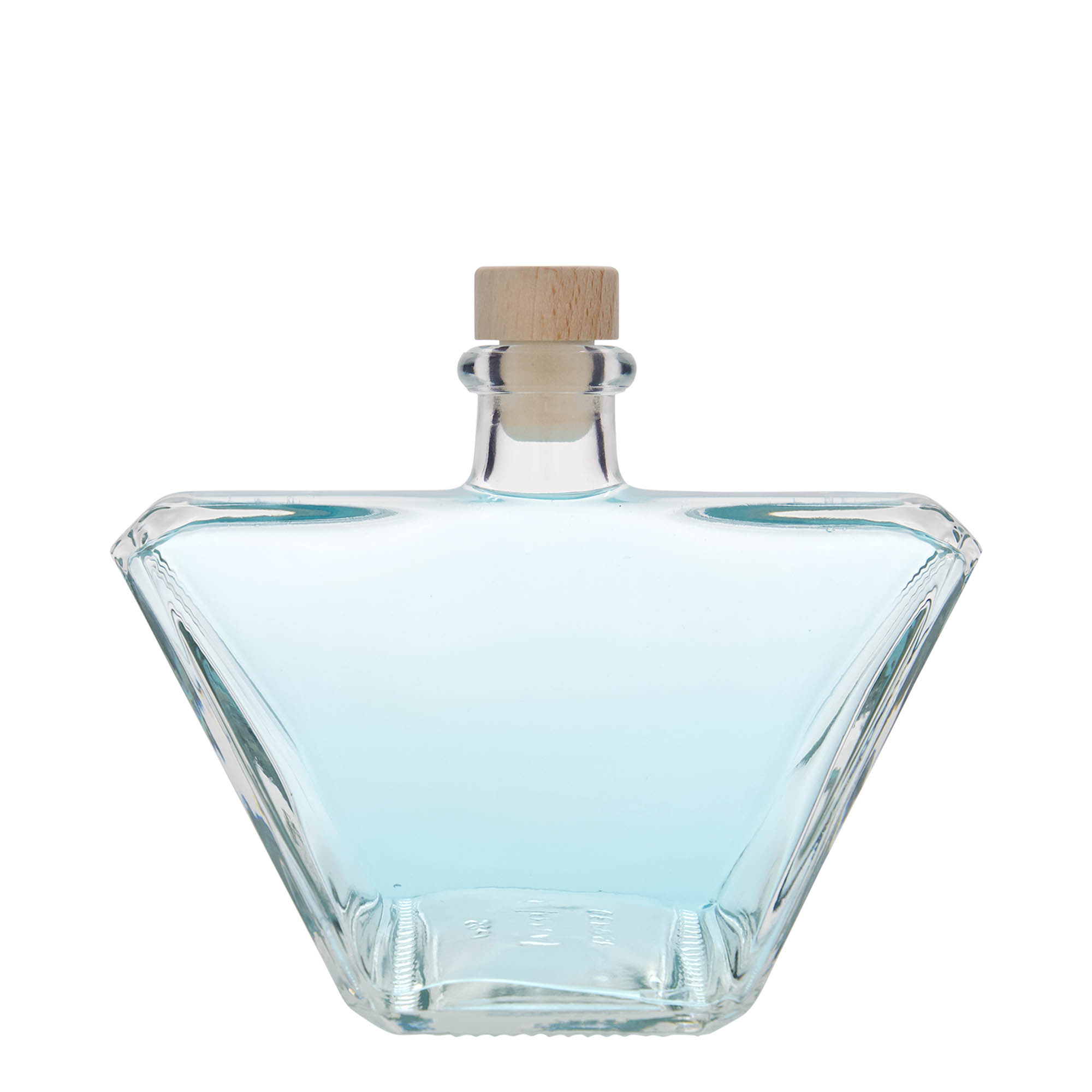 500 ml butelka szklana „Charly”, prostokątna, szyjka: korek 500 ml butelka szklana „Charly”, prostokątna, szyjka: korek