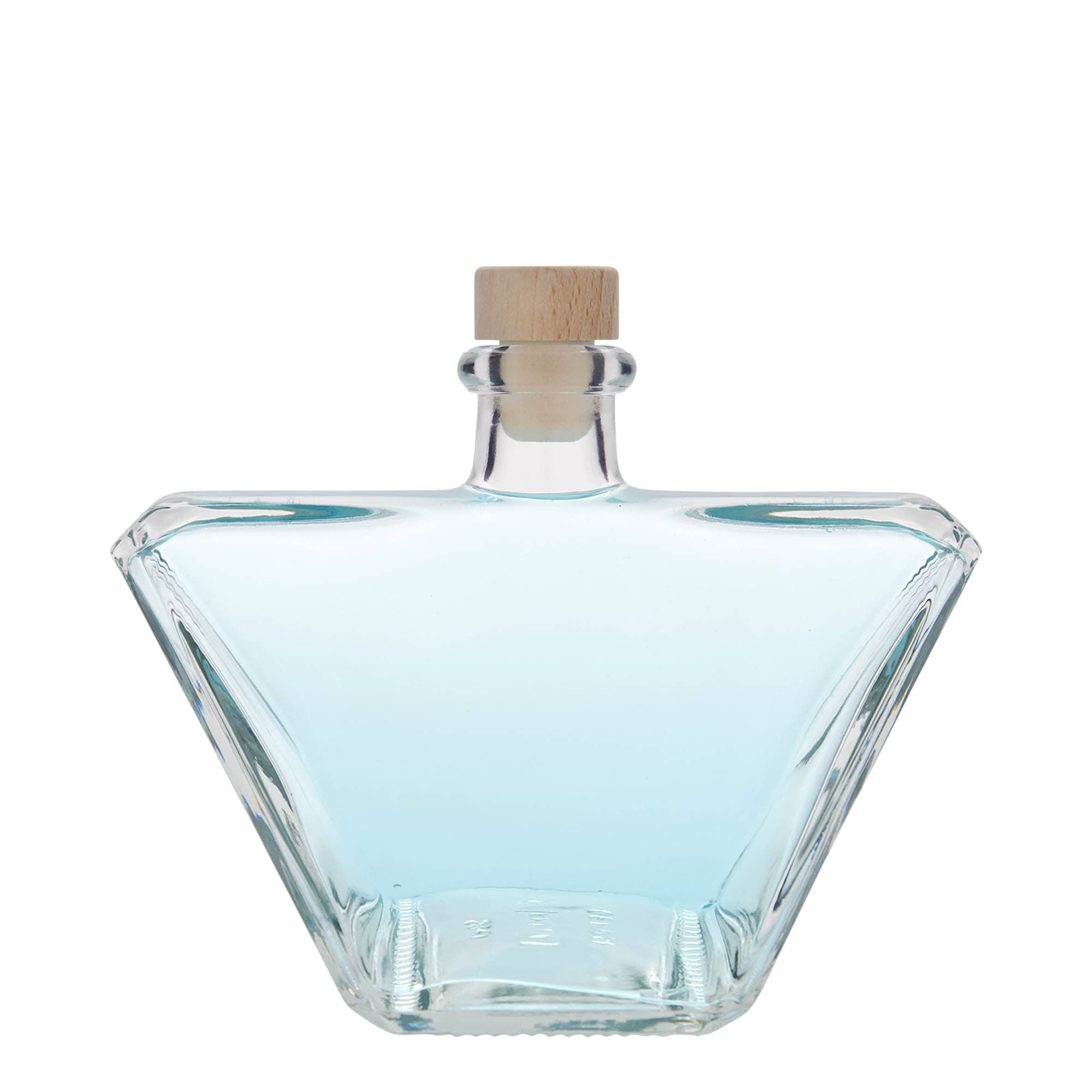 500 ml butelka szklana „Charly”, prostokątna, szyjka: korek