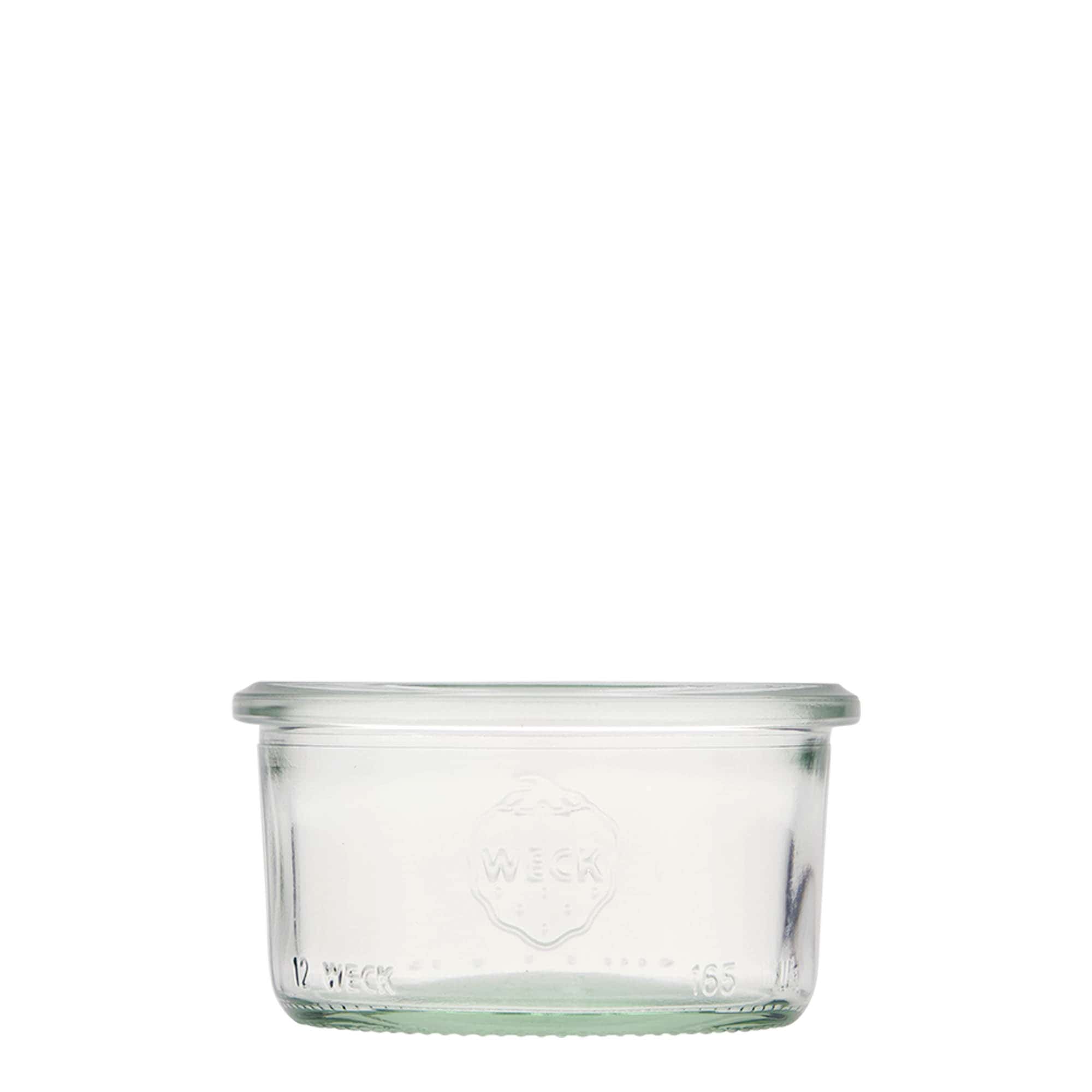 165 ml słoik WECK do odwracania, krawędź: zaokrąglona