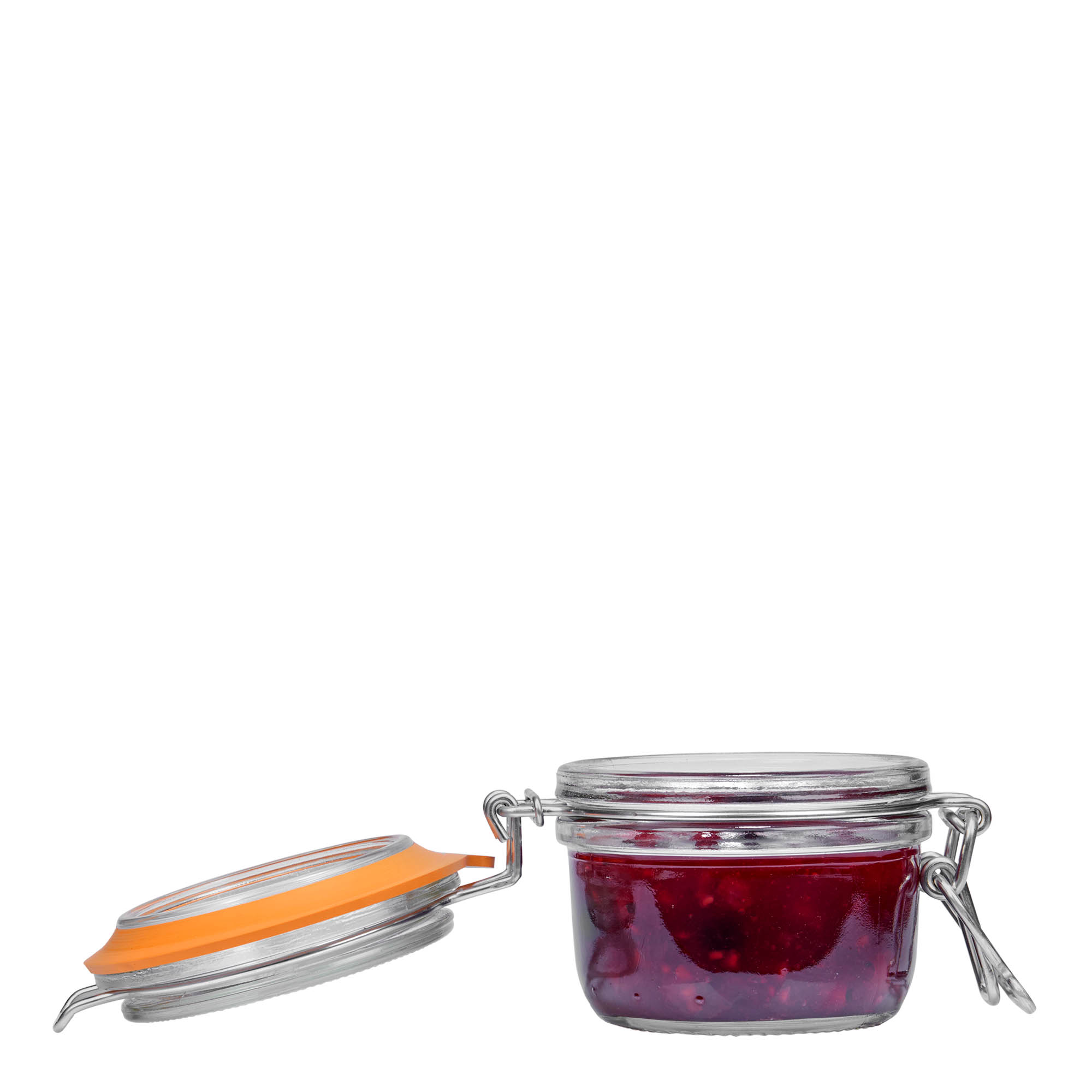125 ml słoik z zamknięciem drucianym 'Le Parfait Super Terrine', otwór: zamknięcie druciane