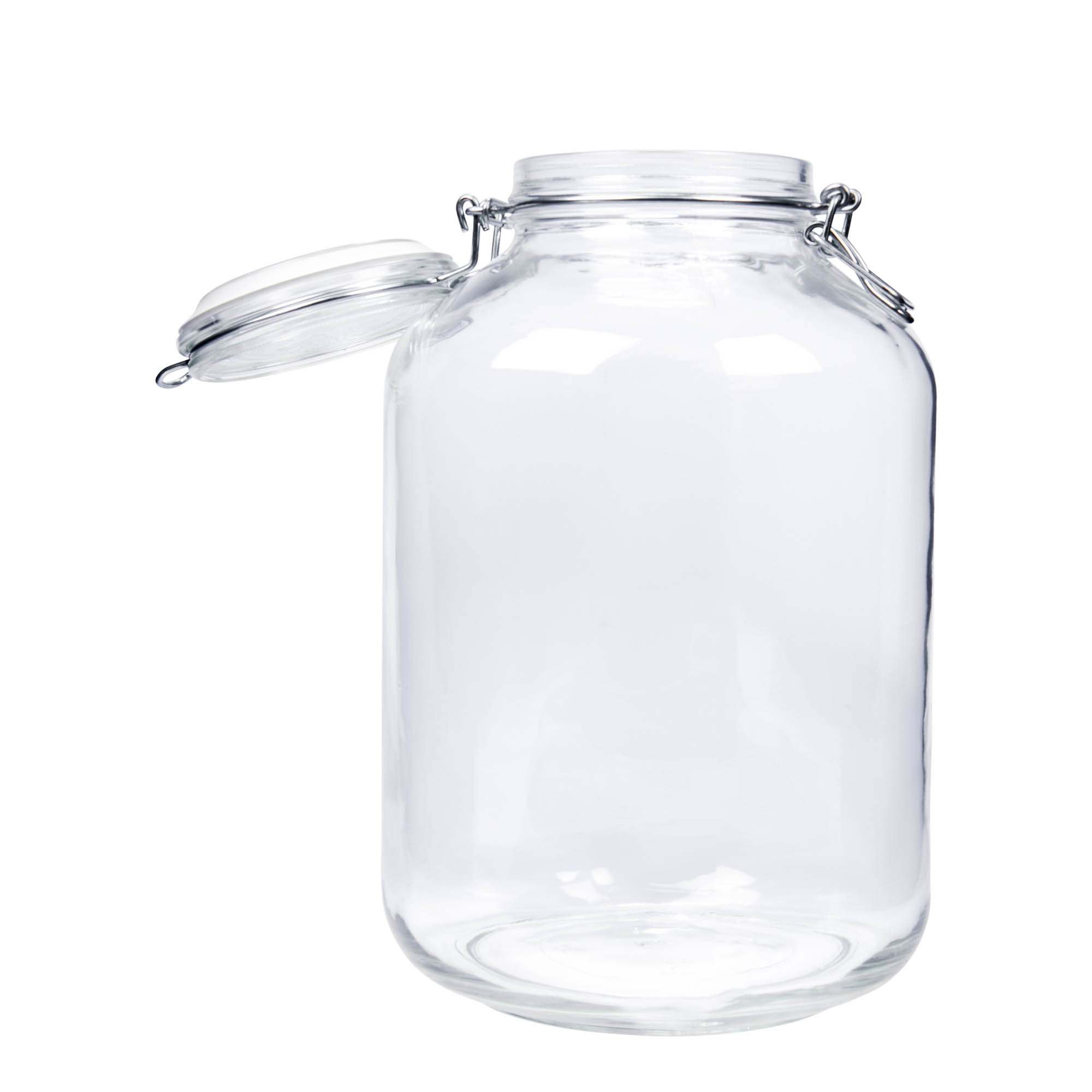5.000 ml słoik z drucianym zamknięciem „Fido”, otwór: zamknięcie druciane