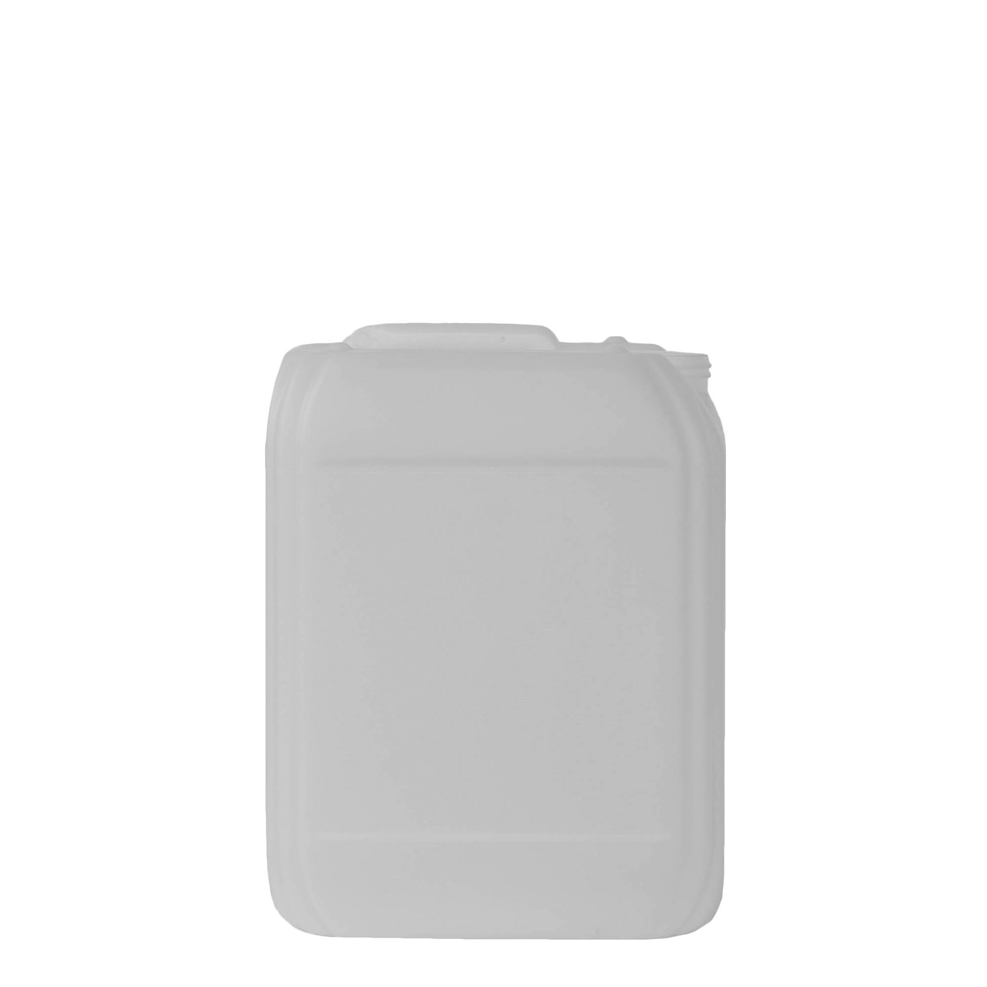 10 l kanister, prostokątny, tworzywo HDPE, naturalny, otwór: ND 55