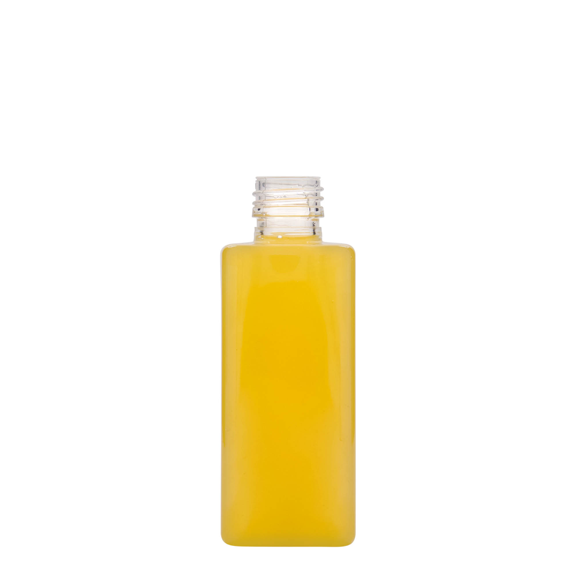 250 ml butelka PET „Karl”, kwadratowa, tworzywo sztuczne, gwint: PP 28
