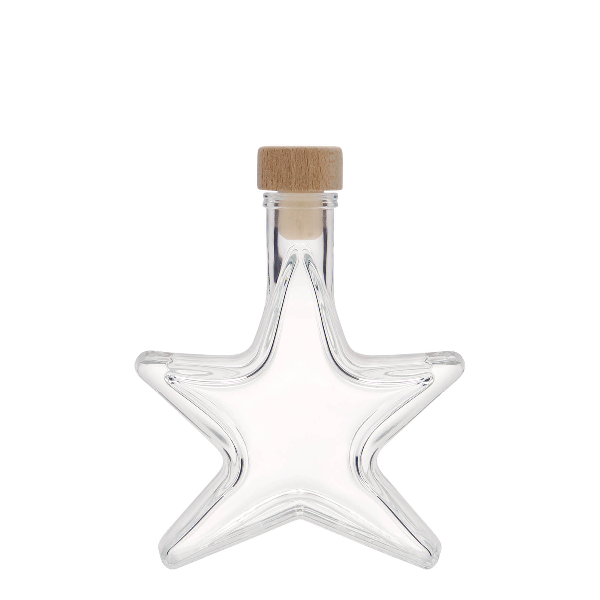 100 ml butelka szklana „Stern”, wylewka: korek 100 ml butelka szklana „Stern”, wylewka: korek