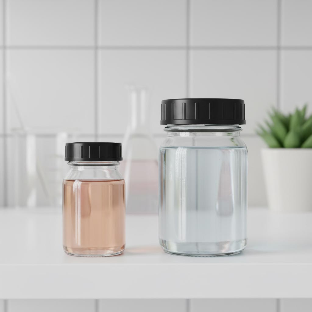 30 ml szerokootworowy słoik, otwór: DIN 32