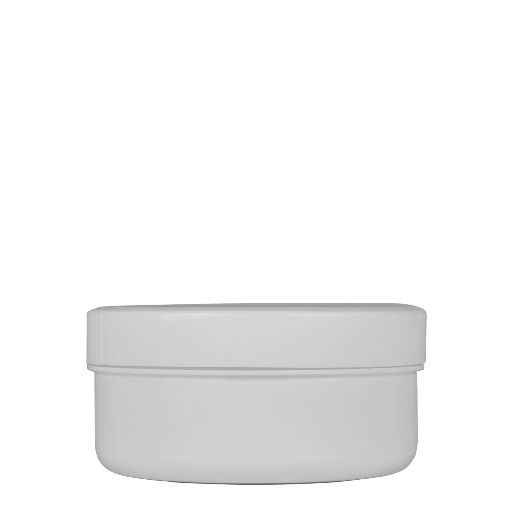 250 ml plastikowy pojemnik „White Line”, PP, biały, wylot: zakrętka na gwint 250 ml plastikowy pojemnik „White Line”, PP, biały, wylot: zakrętka na gwint