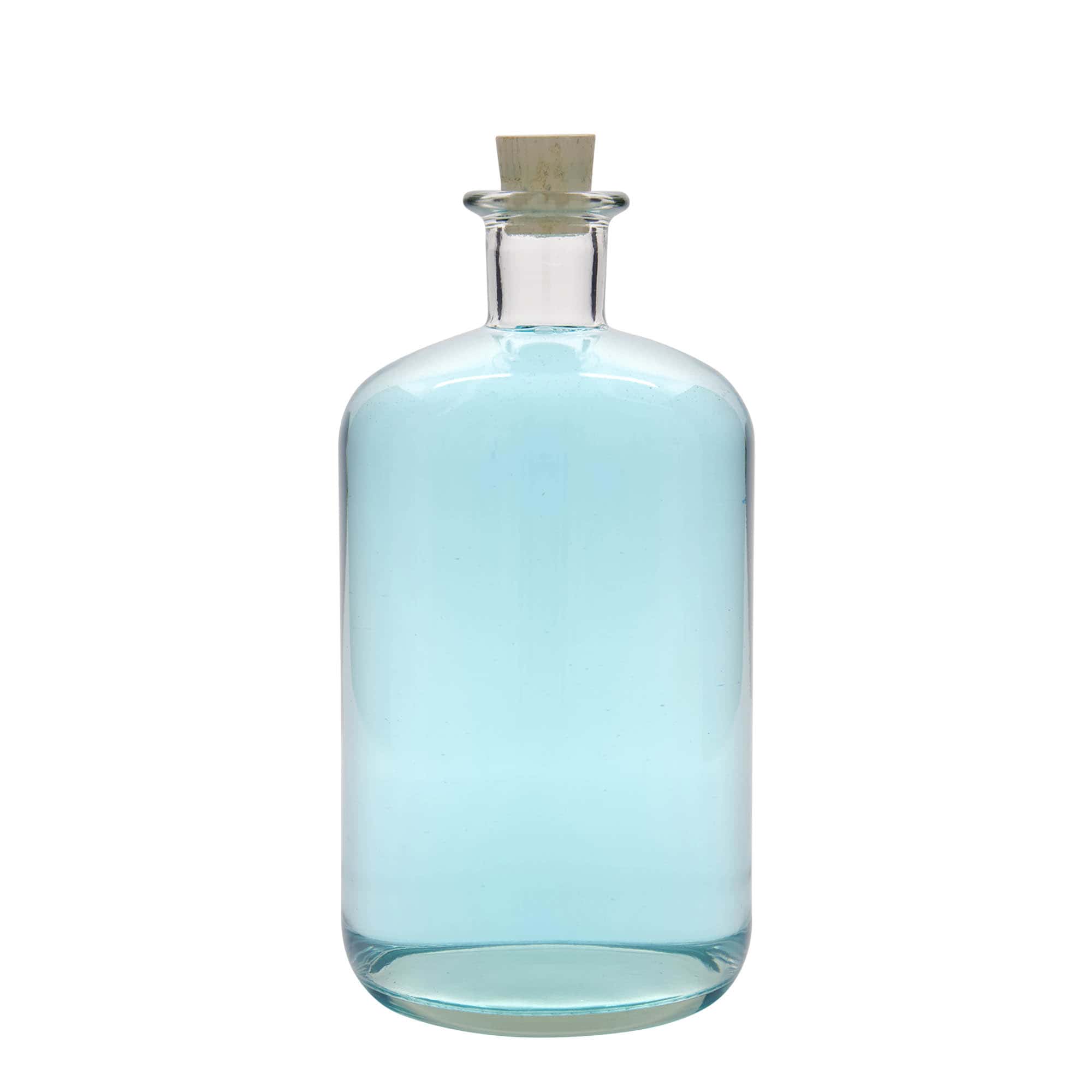 1500 ml butelka szklana apteczna, zamknięcie: korek