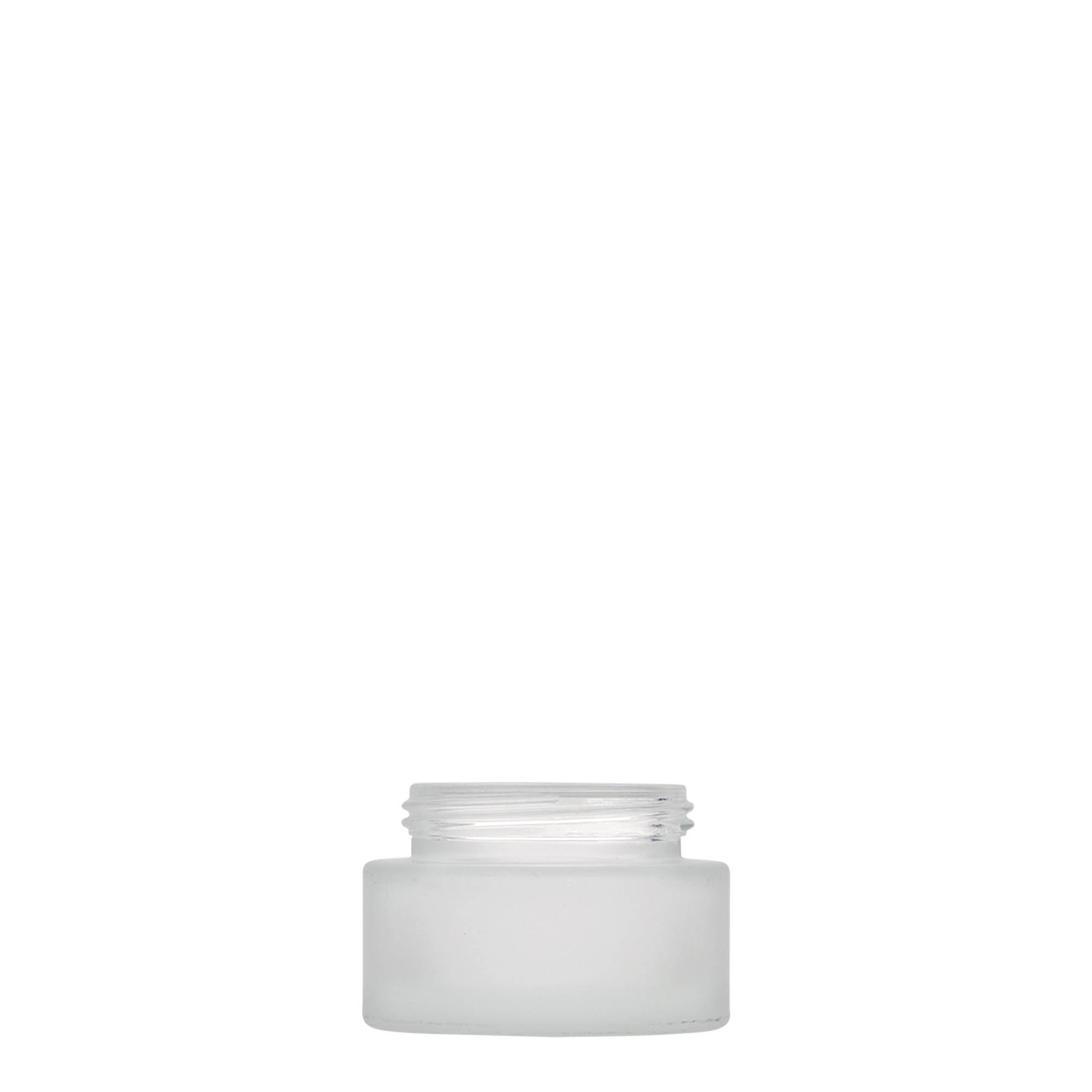 15 ml słoiczek „Platin Edition”, szkło, matowe, otwór: zakrętka