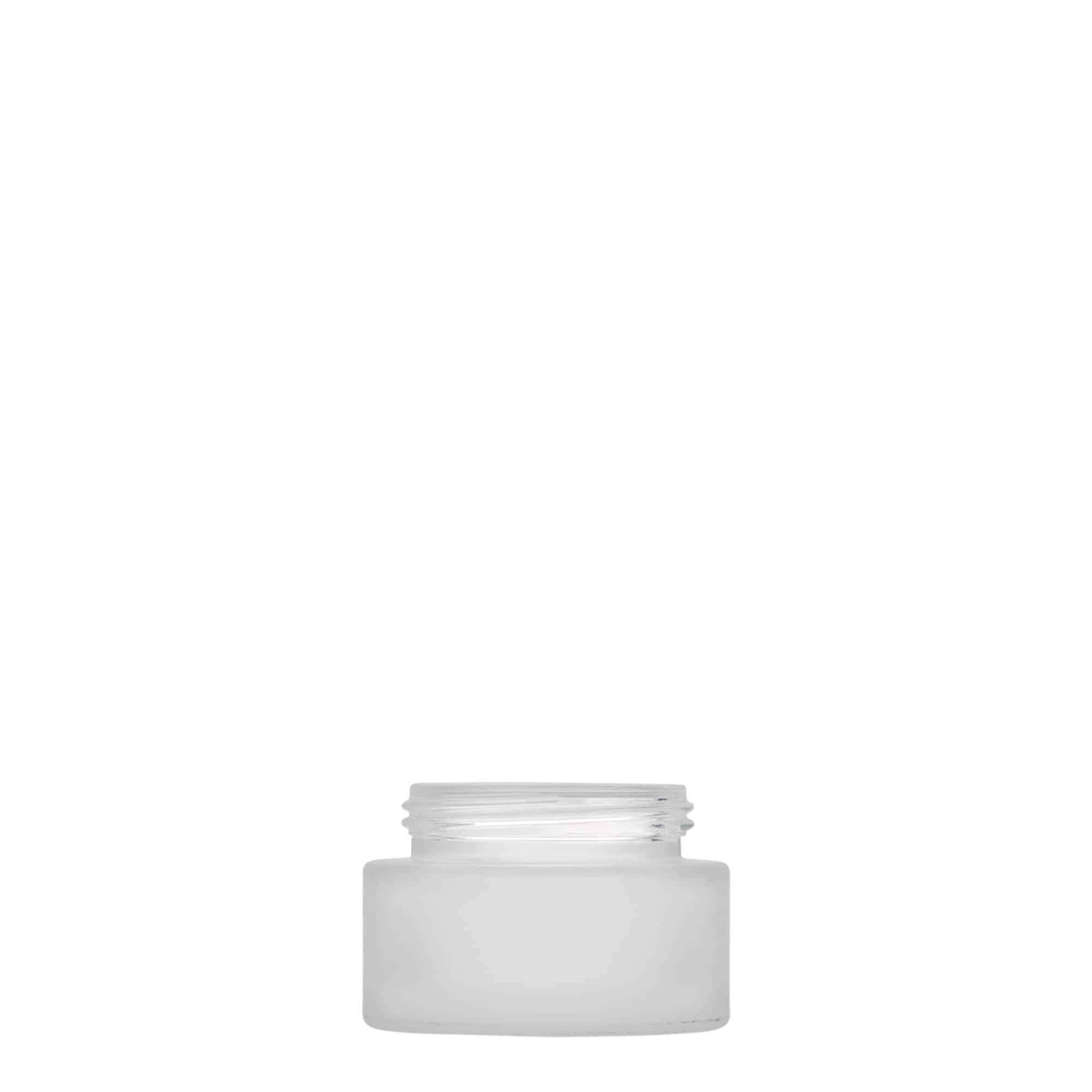 15 ml słoiczek „Platin Edition”, szkło, matowe, otwór: zakrętka