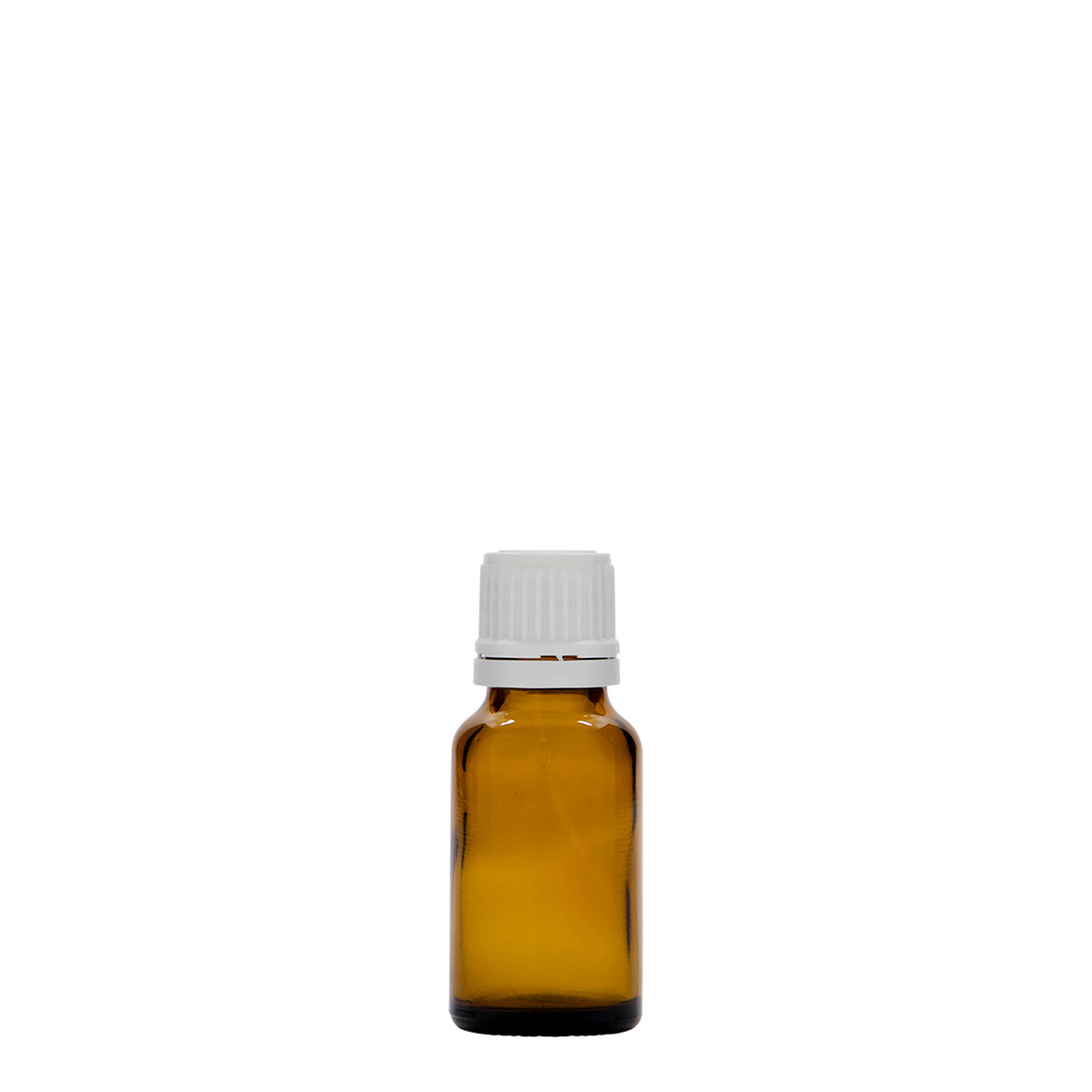 15 ml butelka medyczna, szkło, brązowa, szyjka: DIN 18 15 ml butelka medyczna, szkło, brązowa, szyjka: DIN 18