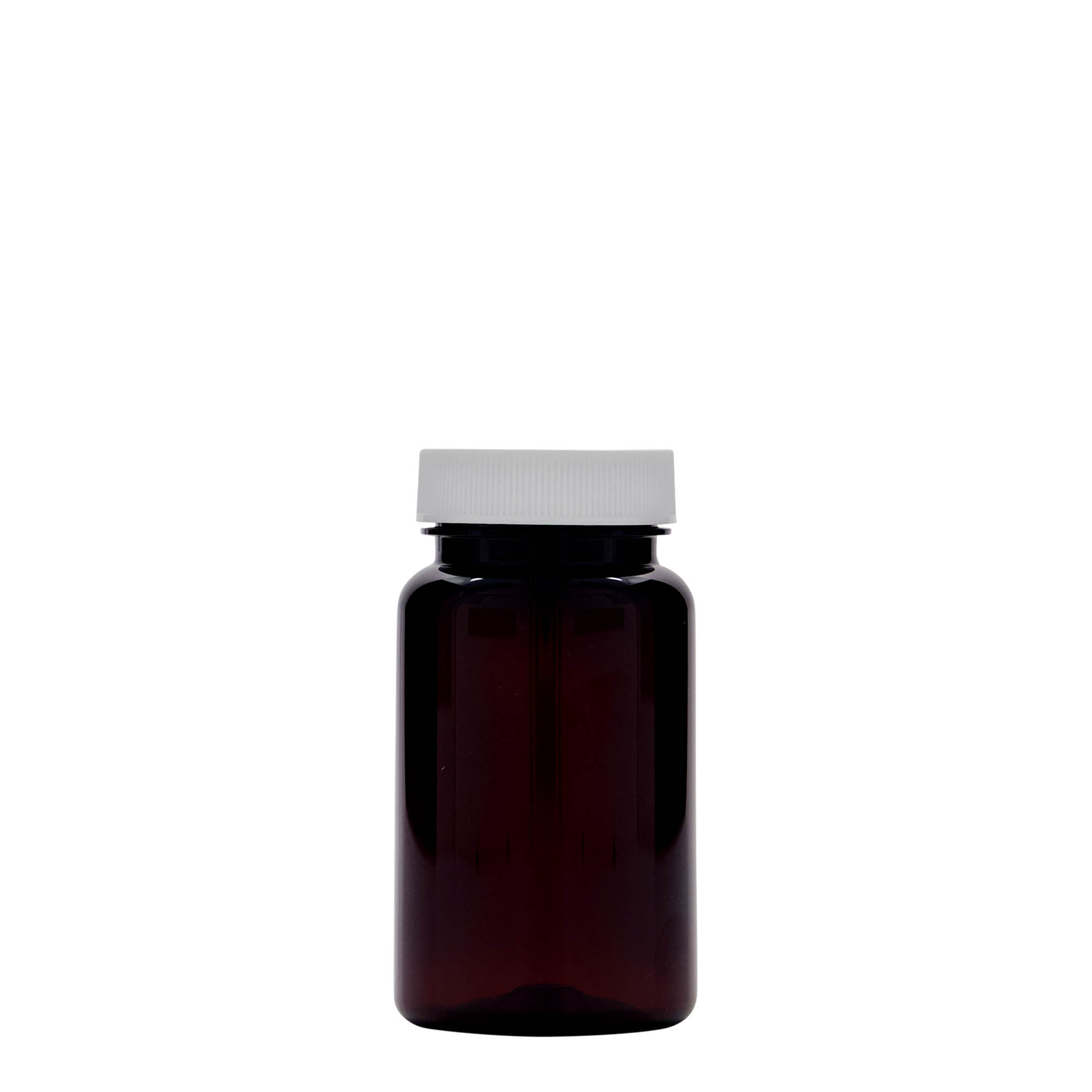 100 ml PET-pakiet, tworzywo sztuczne, brązowy, gwint: 38/400