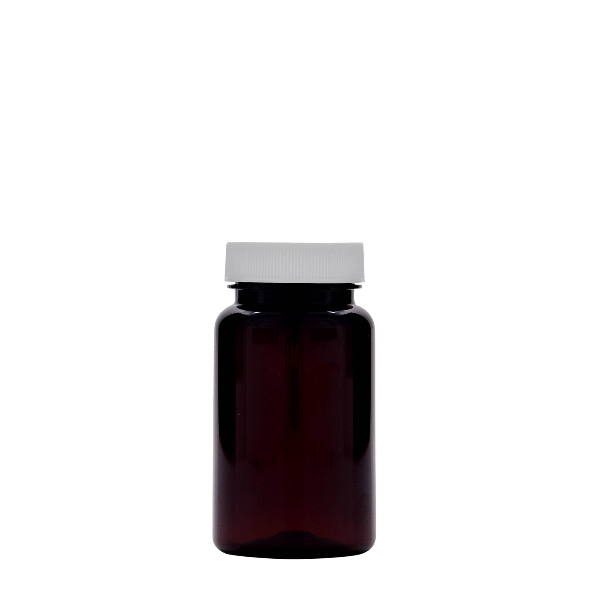 100 ml PET-pakiet, tworzywo sztuczne, brązowy, gwint: 38/400