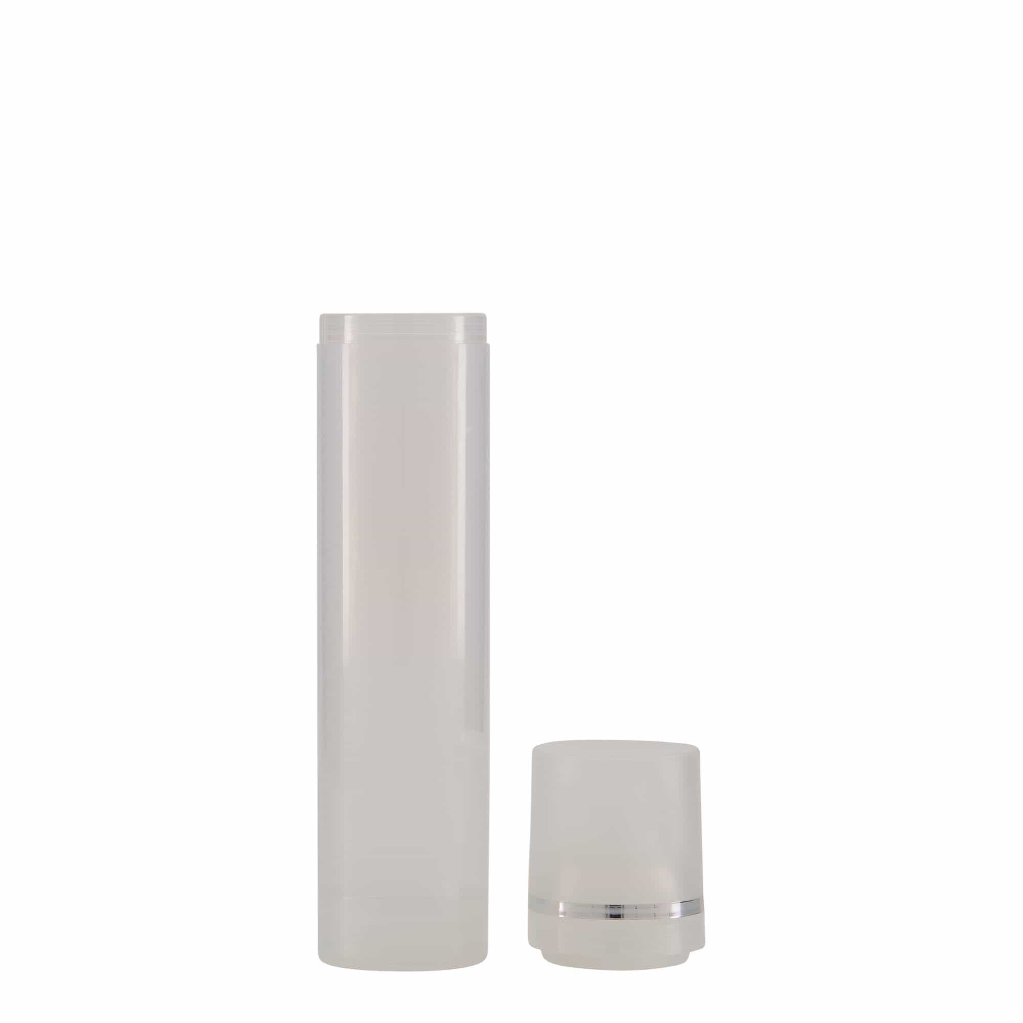 100 ml dozownik beztlenowy „Mezzo”, tworzywo sztuczne PP, naturalny 100 ml dozownik beztlenowy „Mezzo”, tworzywo sztuczne PP, naturalny