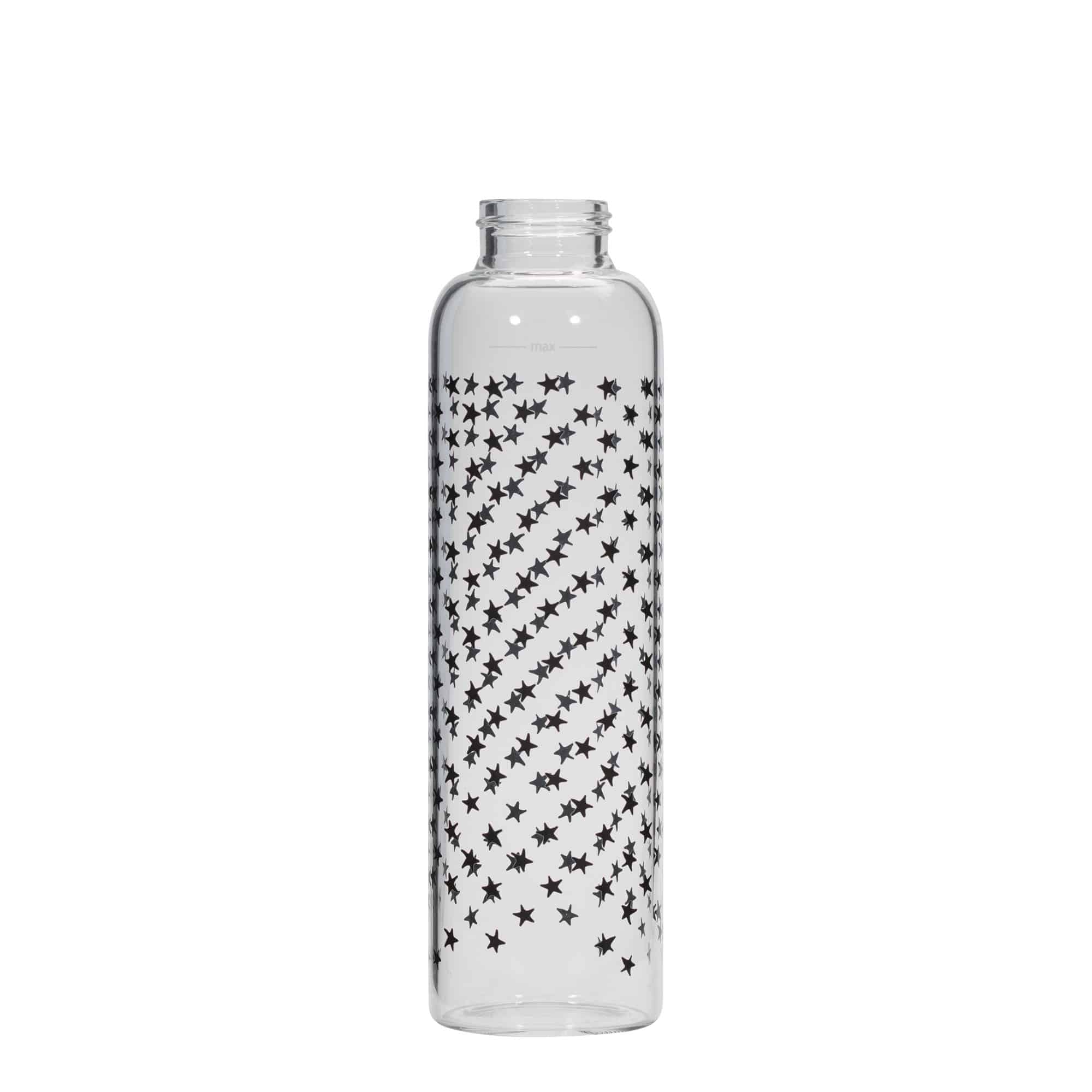 500 ml butelka do picia 'Perseus', wzór: czarne gwiazdy, zamknięcie: zakrętka 500 ml butelka do picia 'Perseus', wzór: czarne gwiazdy, zamknięcie: zakrętka