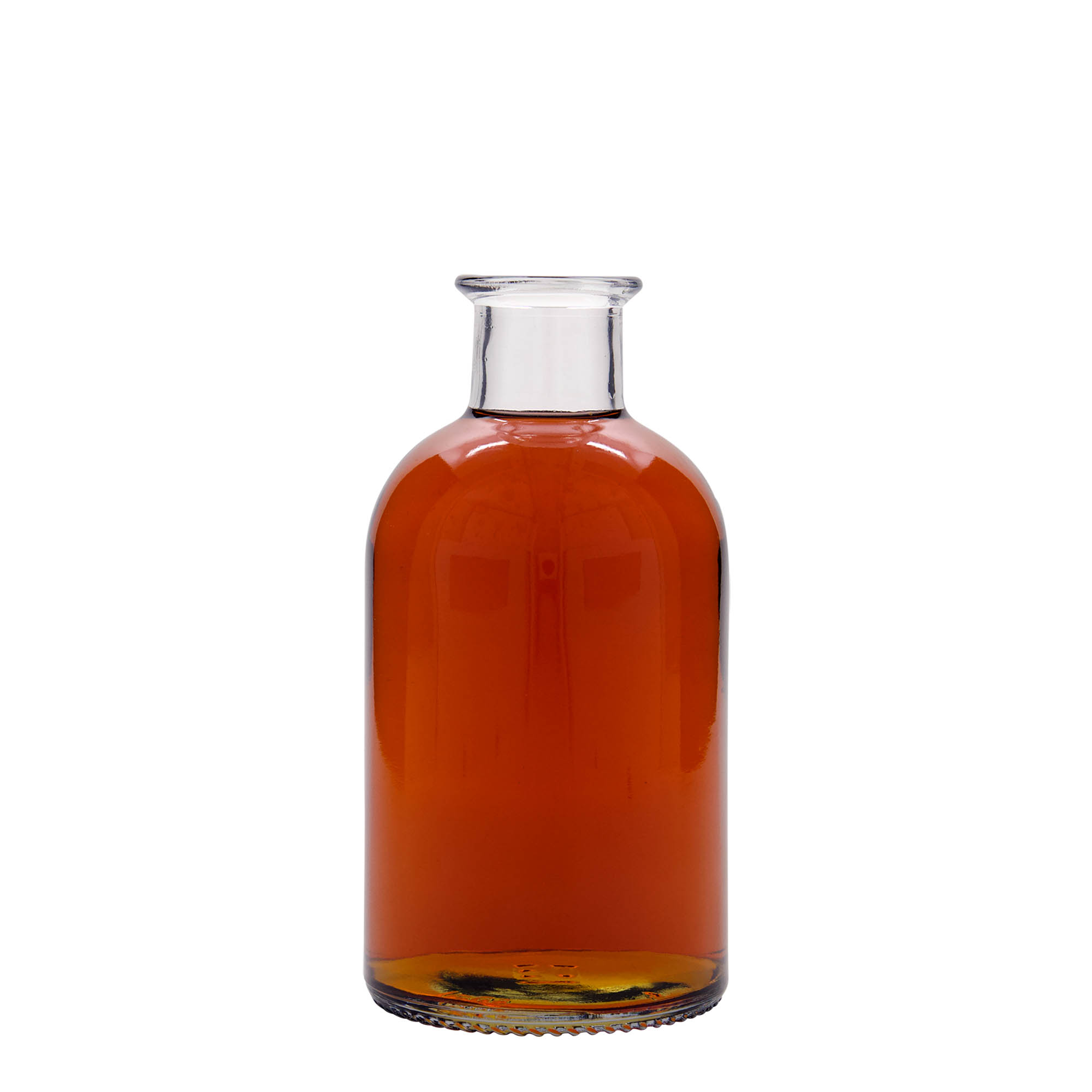 500 ml butelka szklana aptekarska 'Italia', szyjka: korek 500 ml butelka szklana aptekarska 'Italia', szyjka: korek