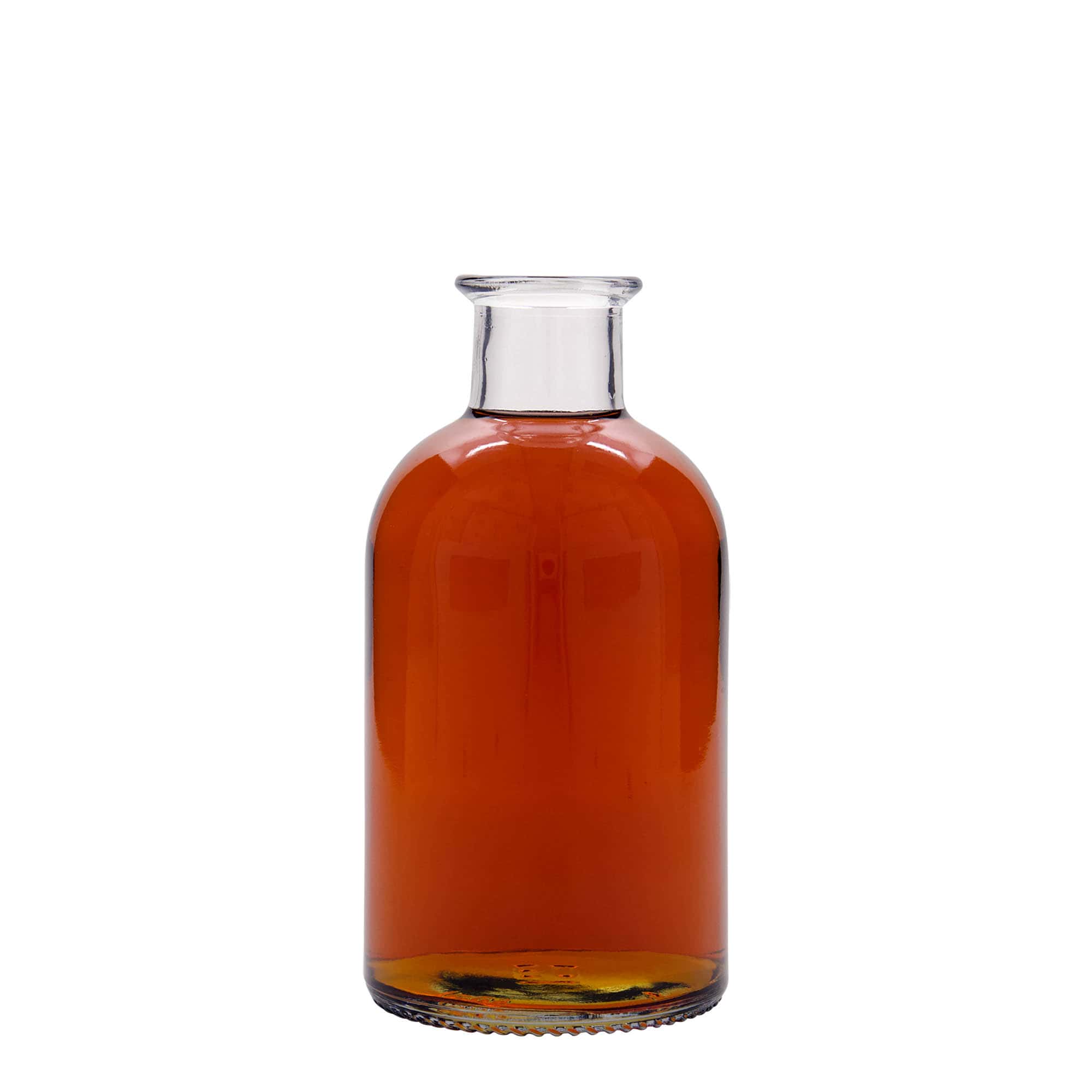 500 ml butelka szklana aptekarska 'Italia', szyjka: korek 500 ml butelka szklana aptekarska 'Italia', szyjka: korek