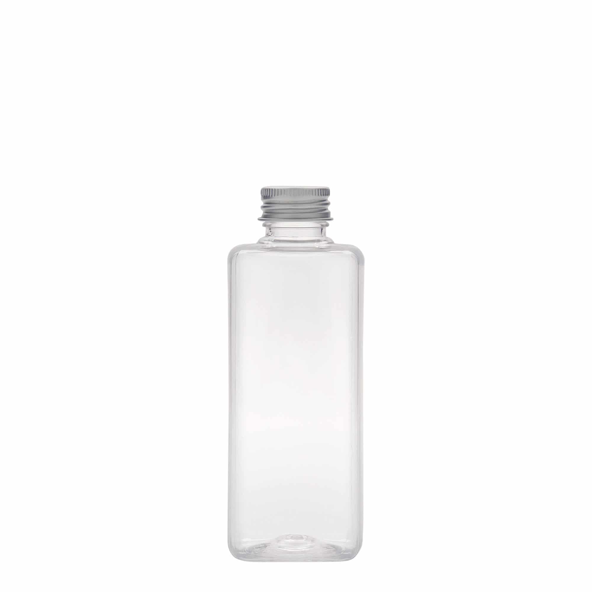 200 ml butelka PET 'Karl', kwadratowa, tworzywo sztuczne, zamknięcie: GPI 24/410 200 ml butelka PET 'Karl', kwadratowa, tworzywo sztuczne, zamknięcie: GPI 24/410