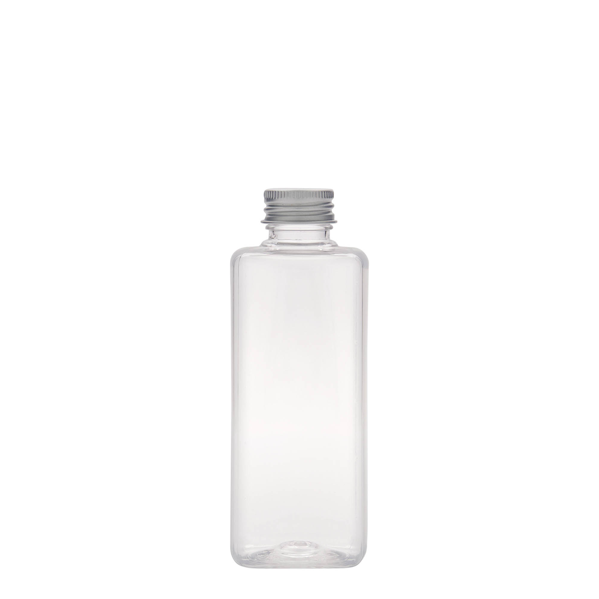 200 ml butelka PET „Karl”, kwadratowa, plastik, gwint: 24/410