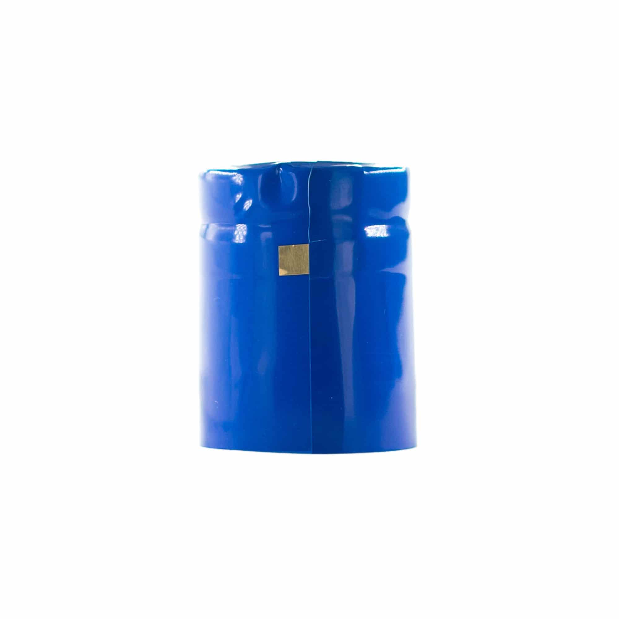 Koszulka termokurczliwa 32x41, tworzywo sztuczne PVC, niebieska