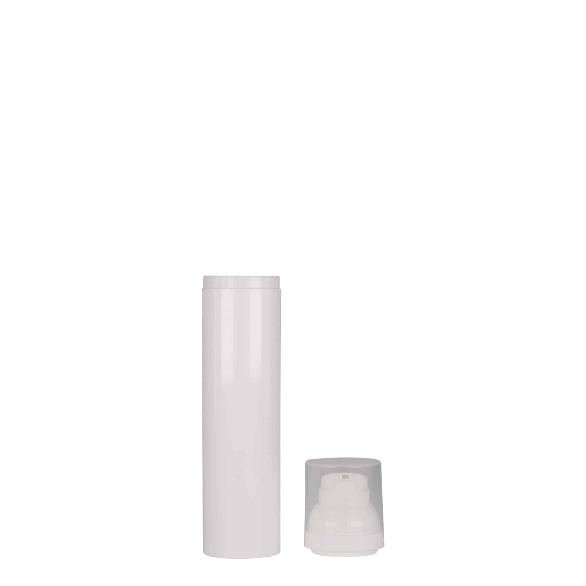 100 ml dozownik airless 'Mezzo', tworzywo sztuczne PP, kolor biały
