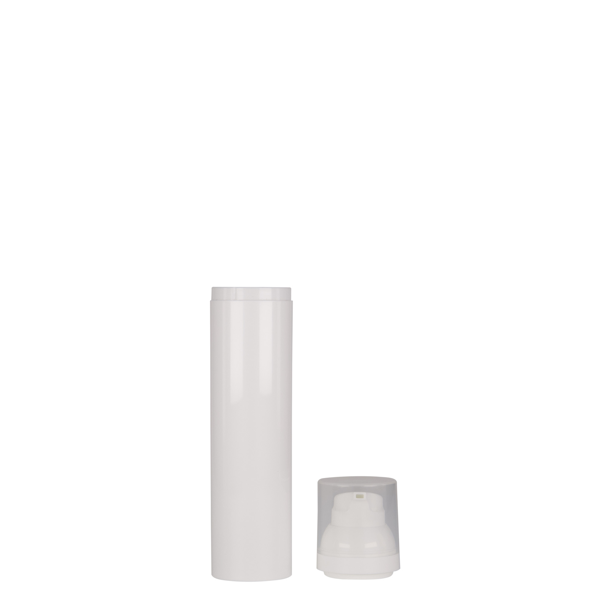 100 ml dozownik airless 'Mezzo', tworzywo sztuczne PP, kolor biały