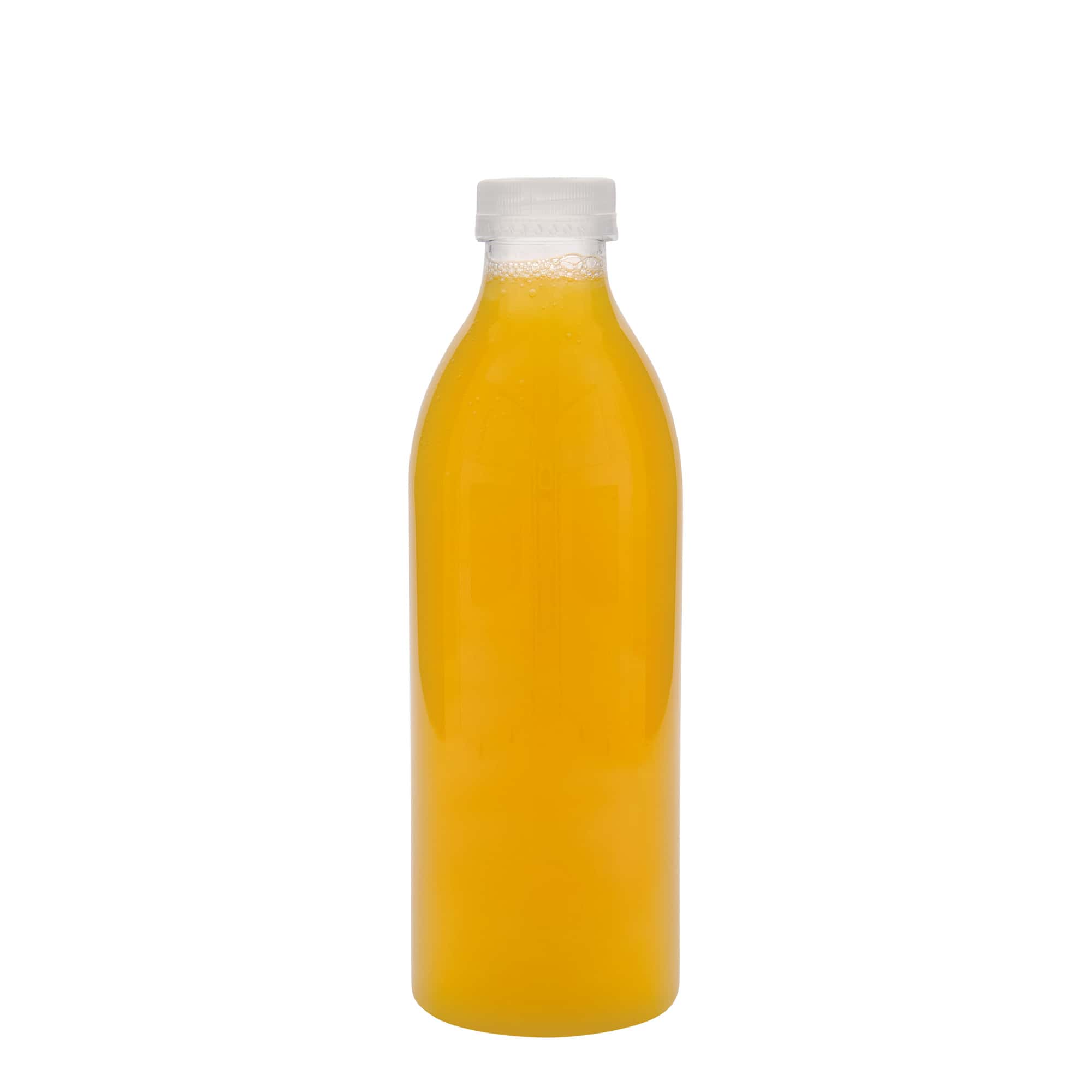 1.000 ml butelka PET standard, tworzywo sztuczne, szyjka: 38 mm