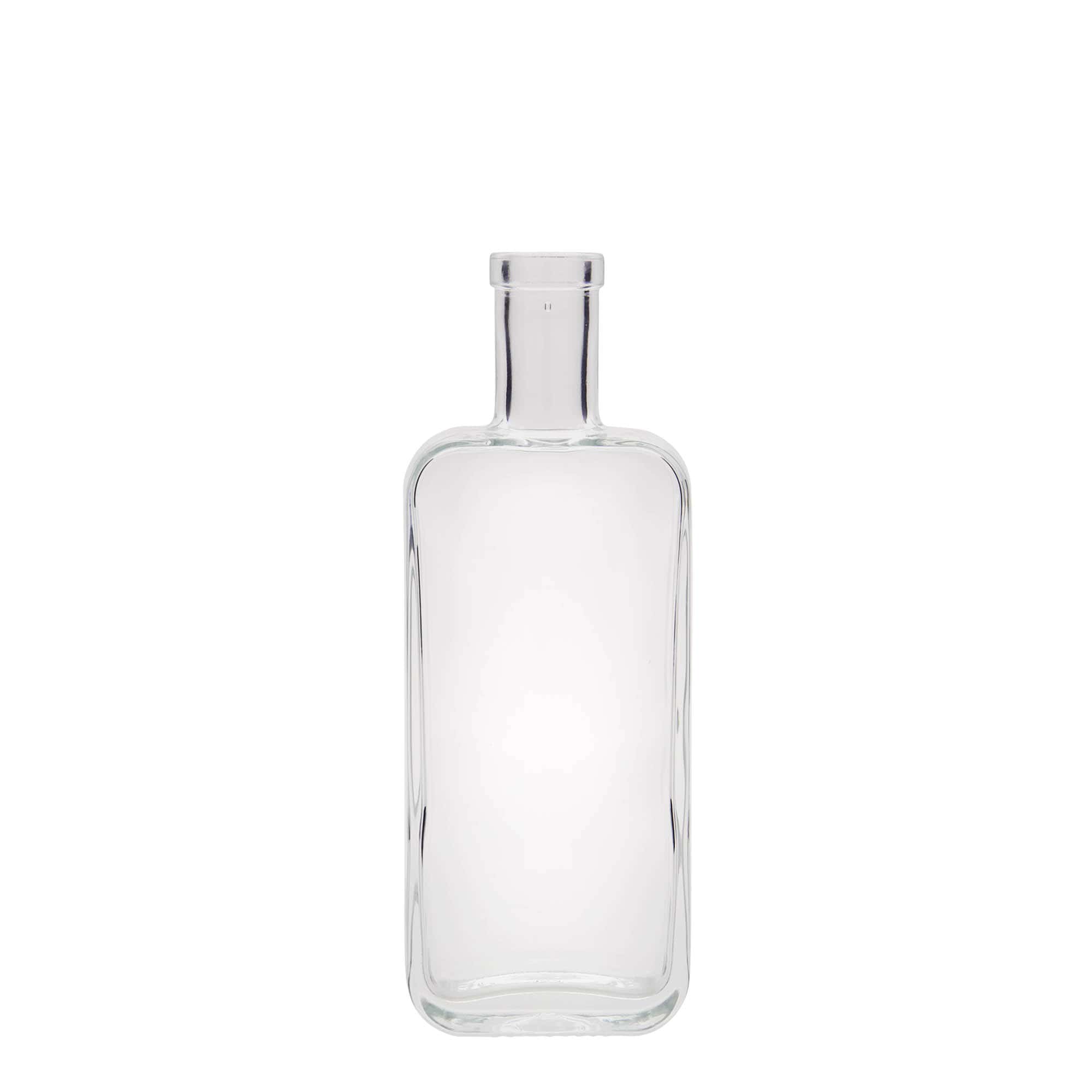 Butelka szklana 200 ml „Nice”, prostokątna, otwór: korek