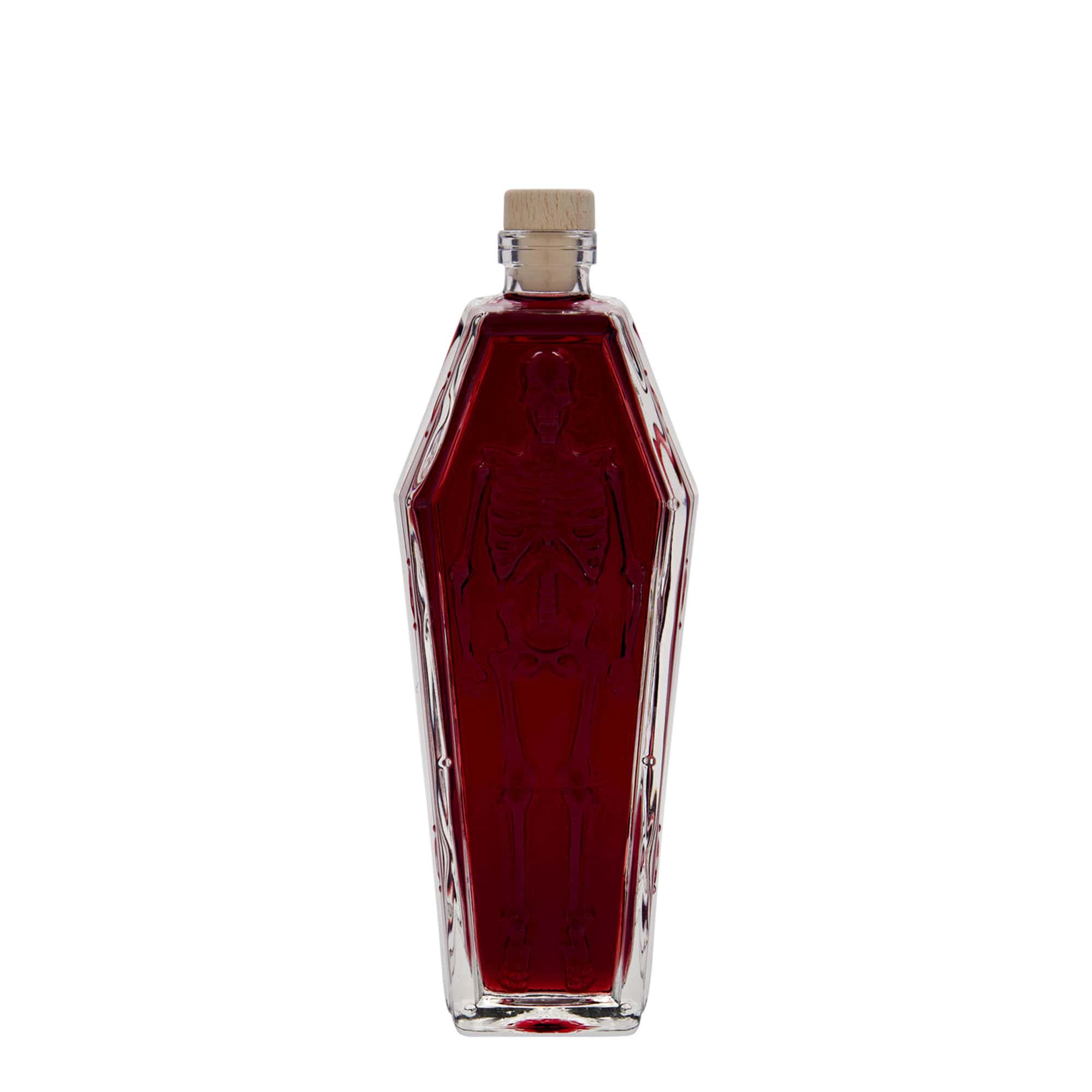 200 ml butelka szklana „trumna”, otwór: korek