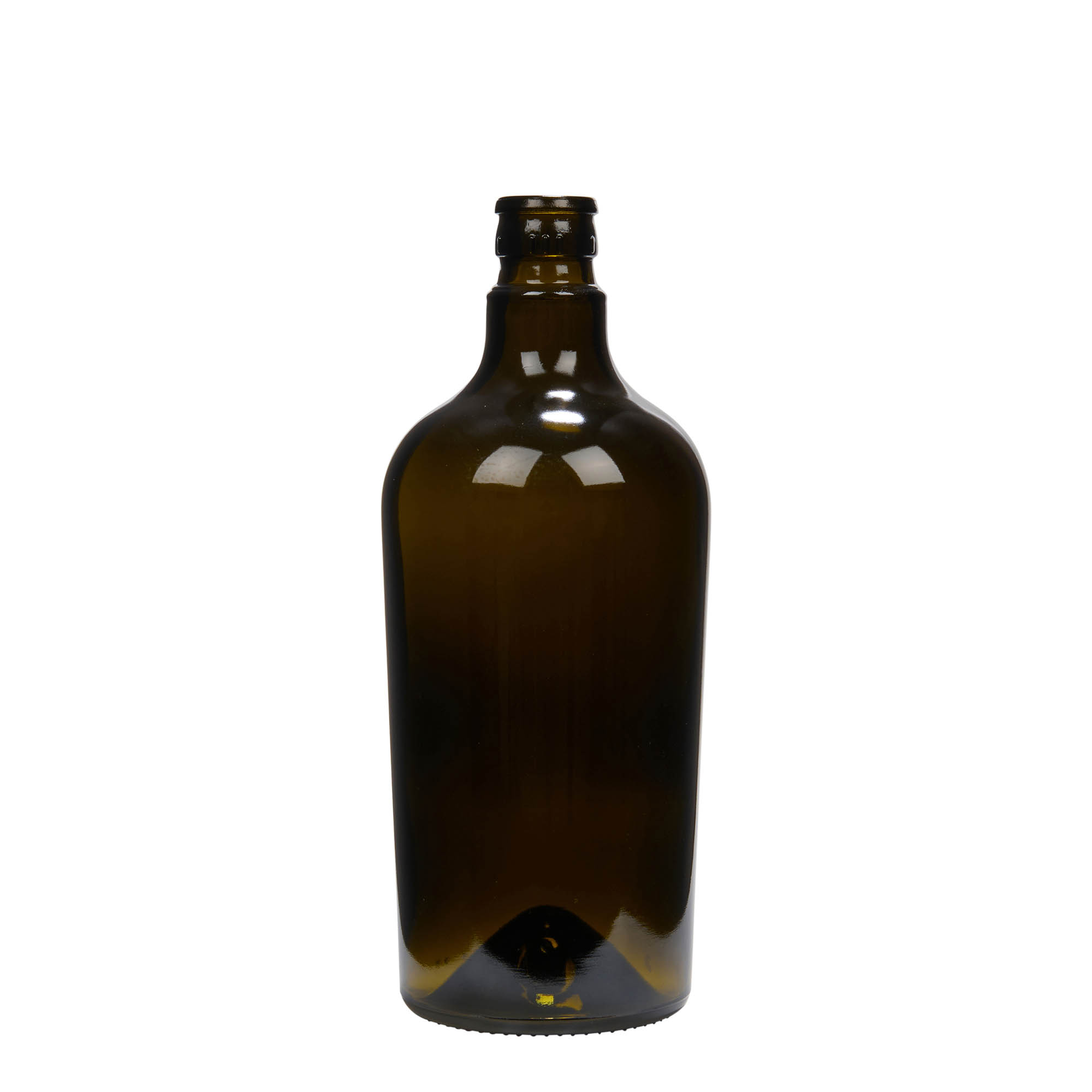 750 ml butelka na ocet/olej 'Oleum', szkło, antyczny zielony, szyjka: DOP 750 ml butelka na ocet/olej 'Oleum', szkło, antyczny zielony, szyjka: DOP