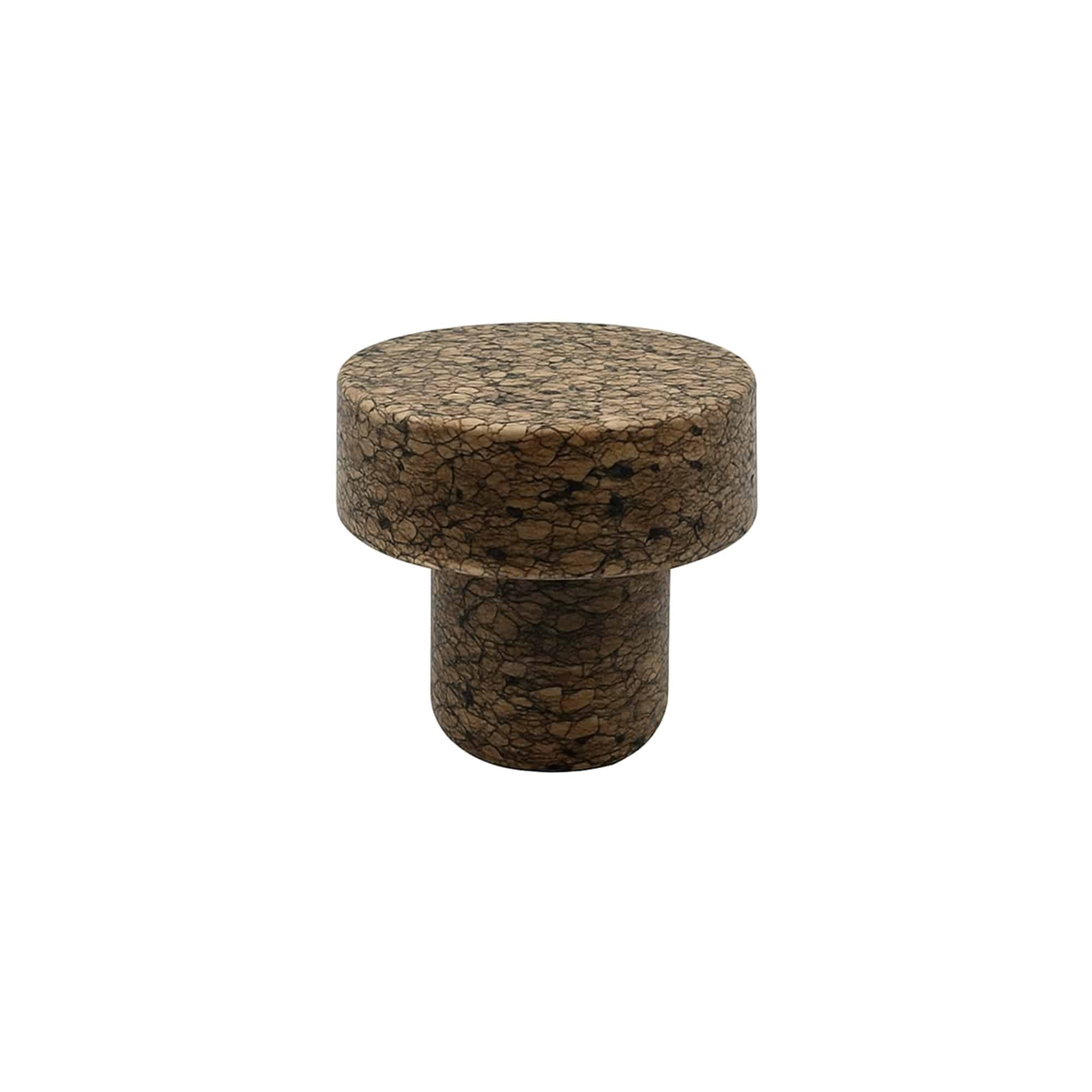 Korek z uchwytem 'Sharp' 22,5 mm, Corkcoal, do wylotu: korek talerzowy