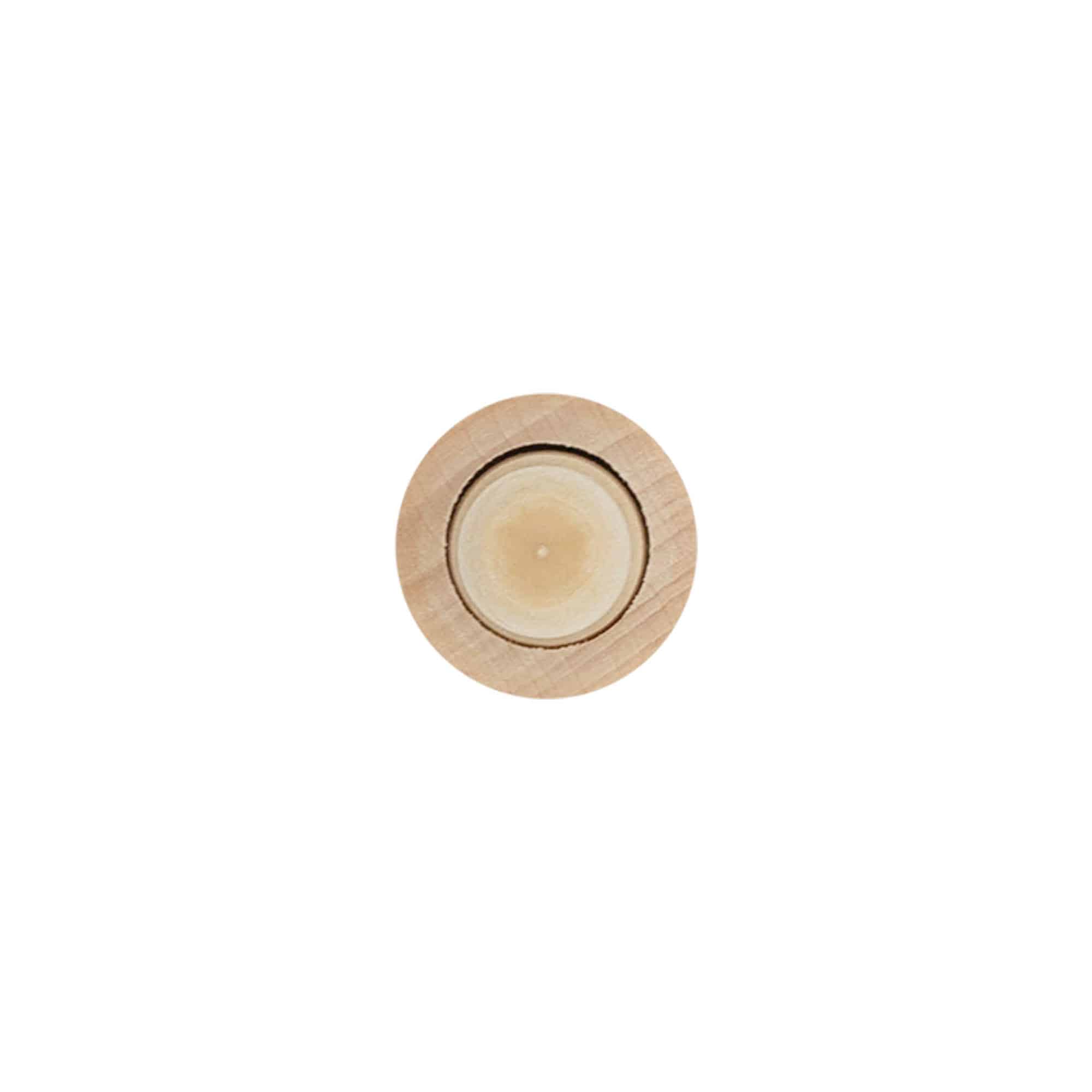 Korek z uchwytem 16 mm, drewno/plastik, do wylotu: korek