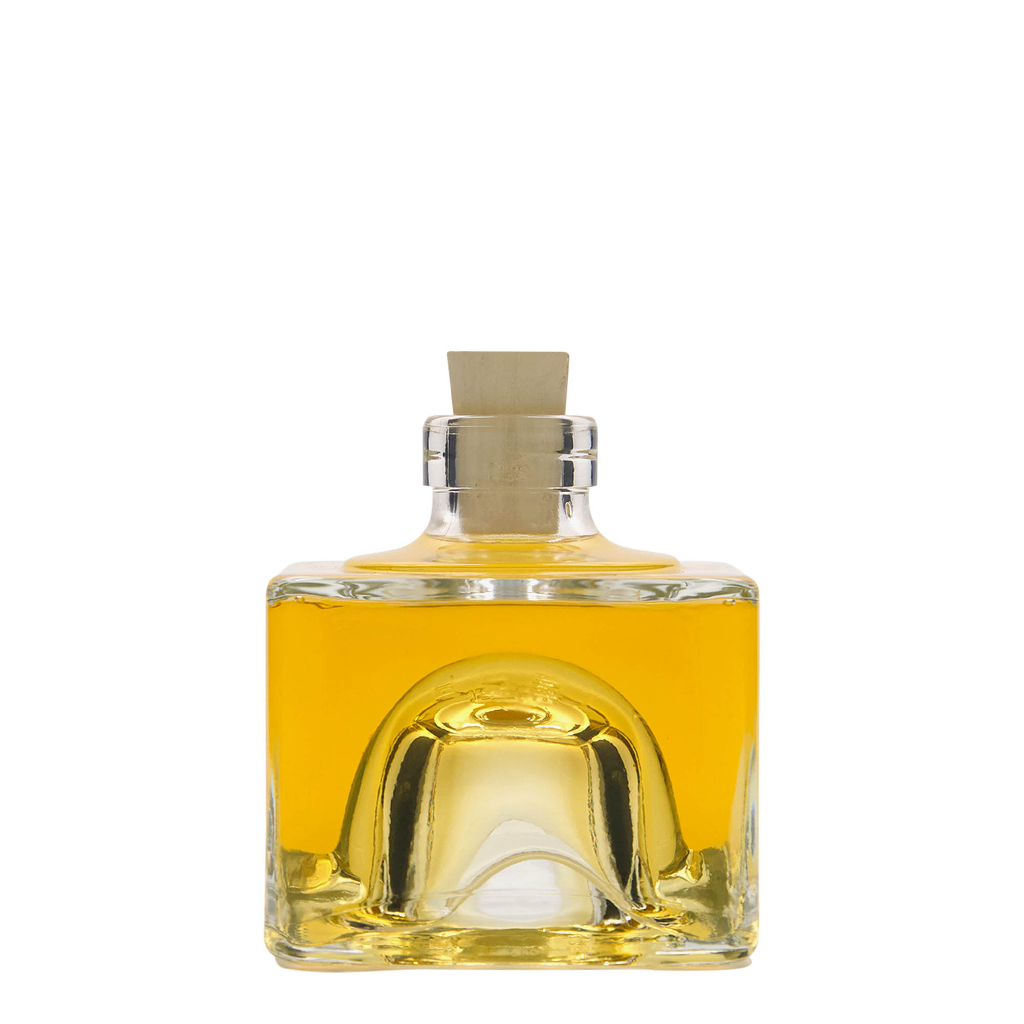 200 ml szklana butelka „Cocolores”, kwadratowa, otwór: korek 200 ml szklana butelka „Cocolores”, kwadratowa, otwór: korek