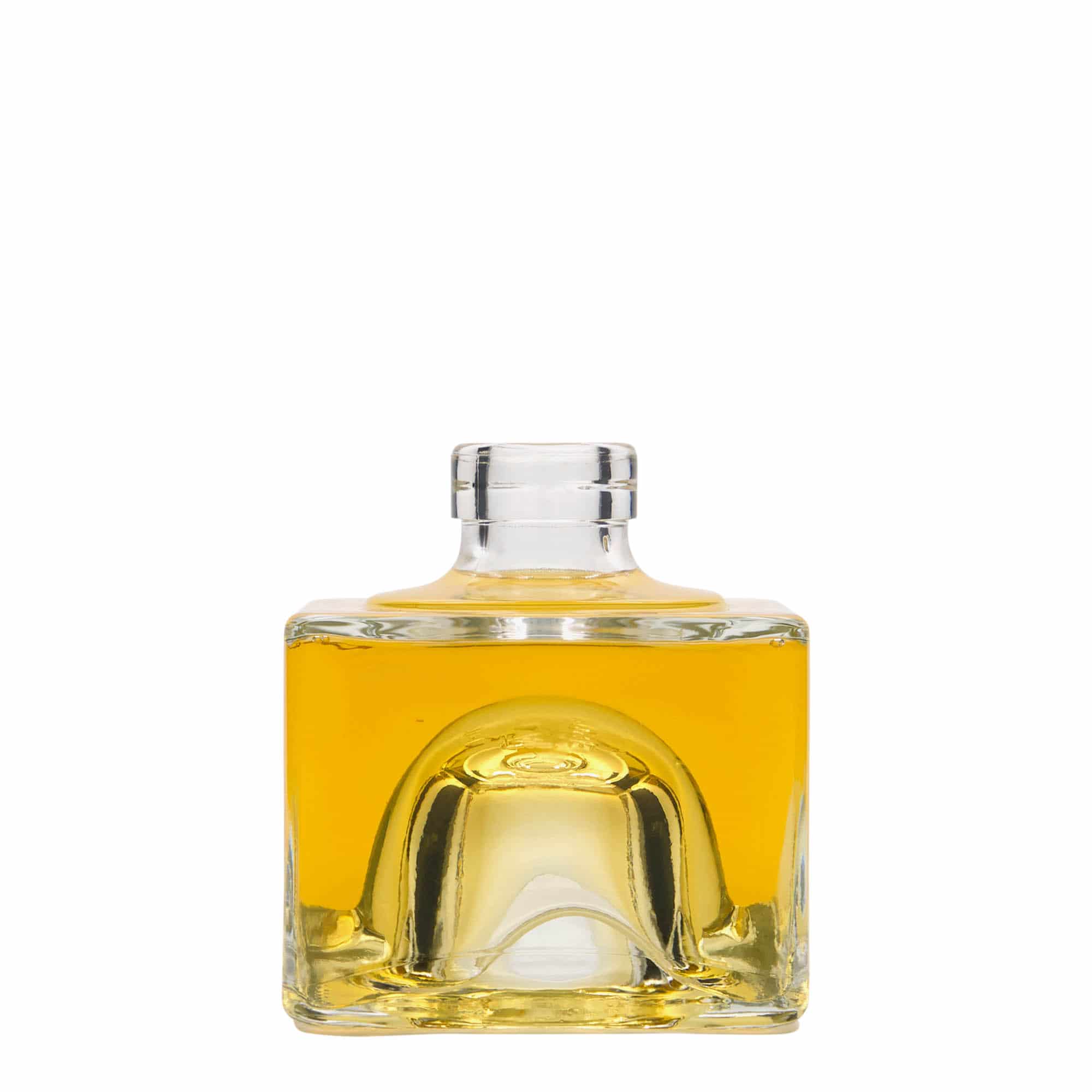 200 ml butelka szklana 'Cocolores', kwadratowa, zamknięcie: korek