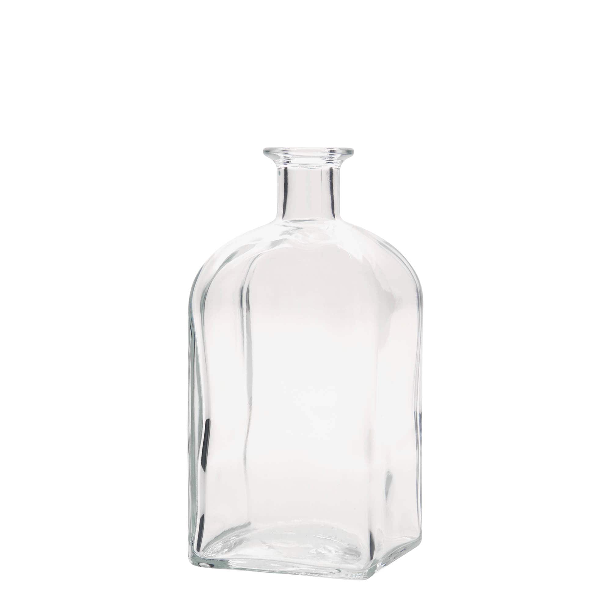 700 ml butelka szklana Apotheker Carré, kwadratowa, otwór: korek