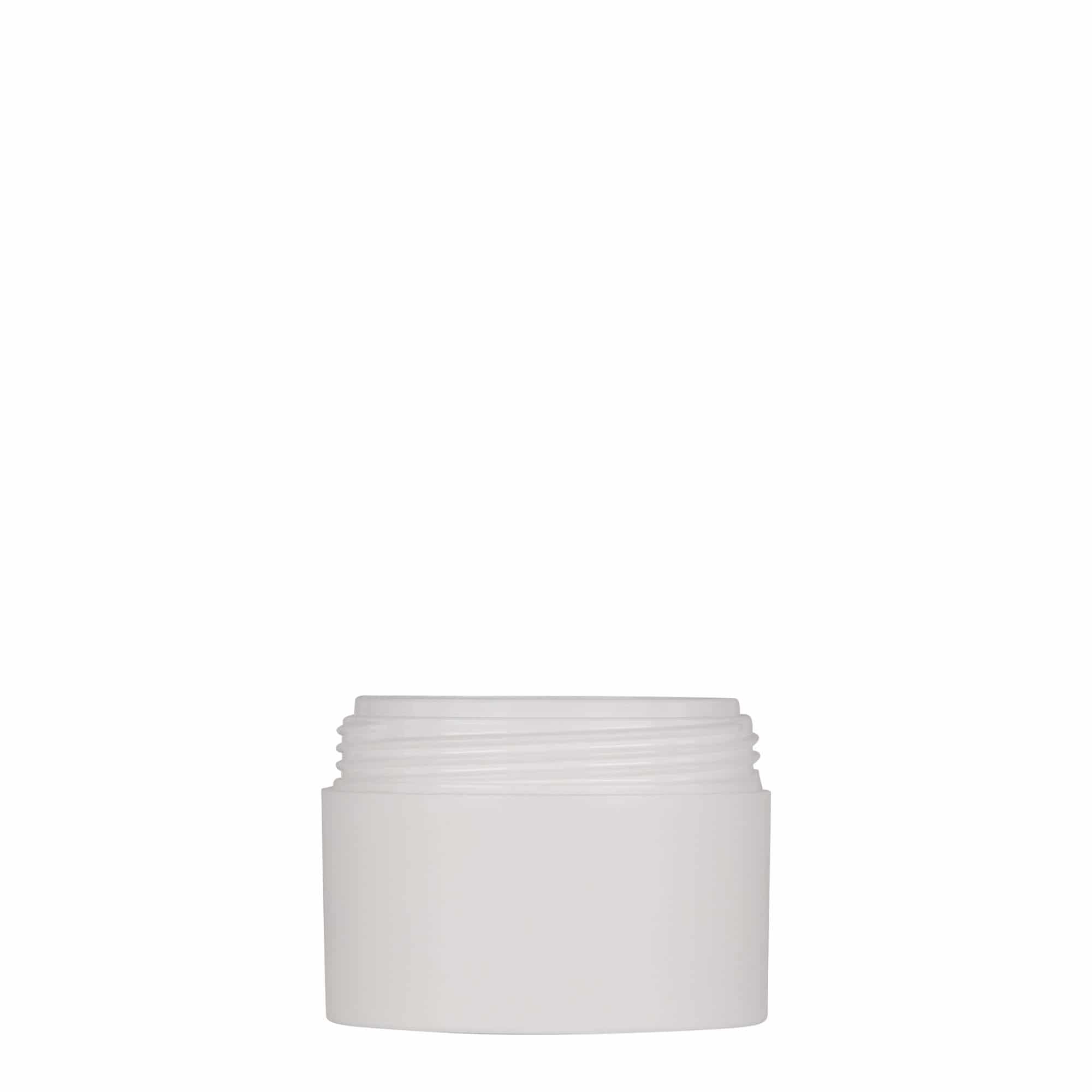 50 ml słoiczek z tworzywa sztucznego 'Antonella', PP, kolor biały, zamknięcie: zakrętka 50 ml słoiczek z tworzywa sztucznego 'Antonella', PP, kolor biały, zamknięcie: zakrętka