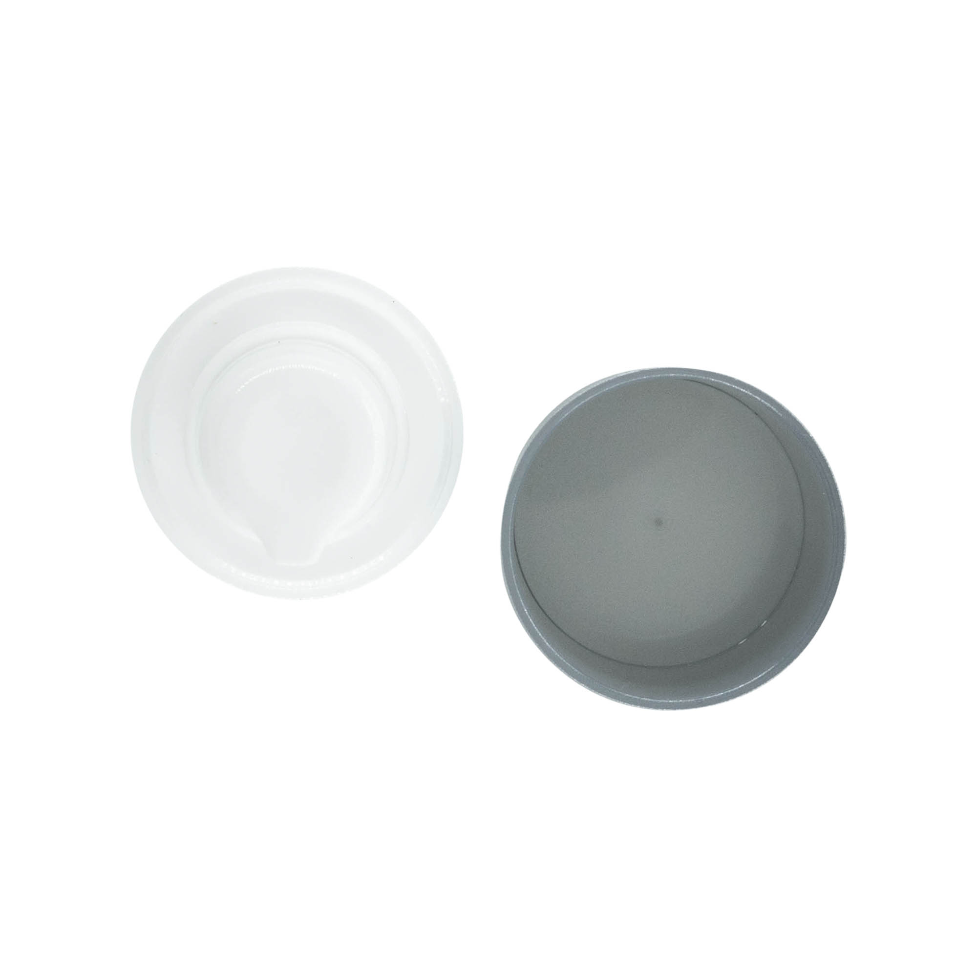 Pompa dozująca Airless 'Micro', tworzywo sztuczne PP, srebrna Pompa dozująca Airless 'Micro', tworzywo sztuczne PP, srebrna