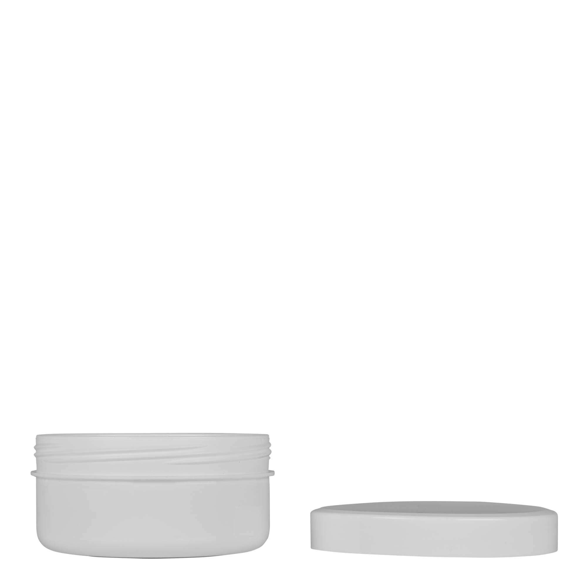 250 ml plastikowy pojemnik „White Line”, PP, biały, wylot: zakrętka na gwint 250 ml plastikowy pojemnik „White Line”, PP, biały, wylot: zakrętka na gwint